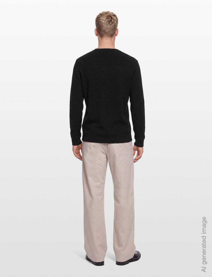 BOSS - We_Tempest - kringlótt hálsmál - black - 4