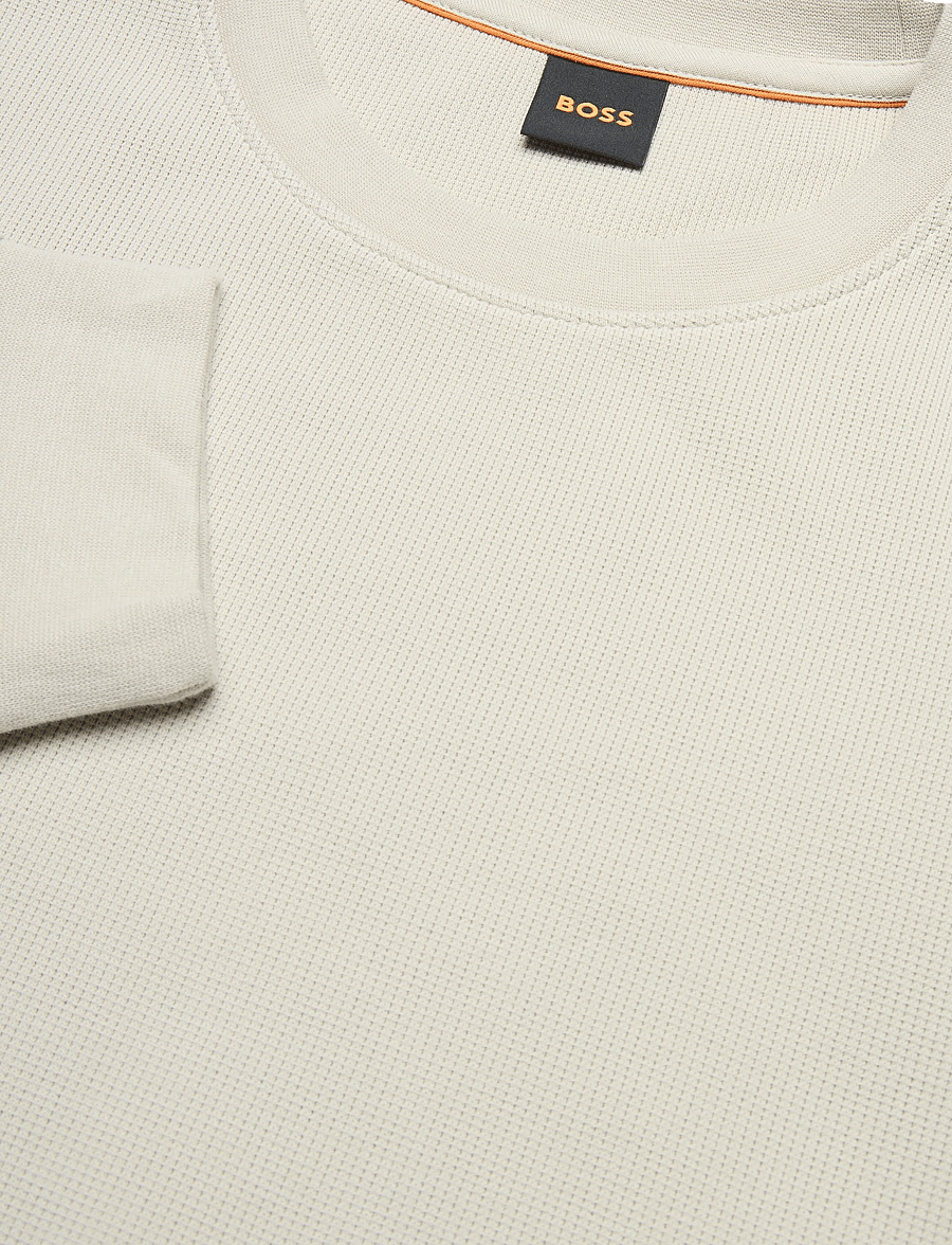 BOSS - We_Tempest - rundhals - light beige - 2
