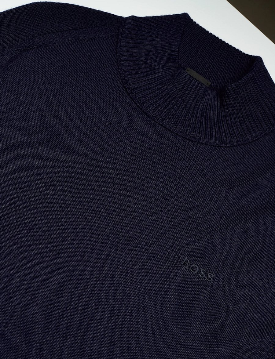 BOSS - Avac_M-1 - rollkragenpullover - dark blue - 2
