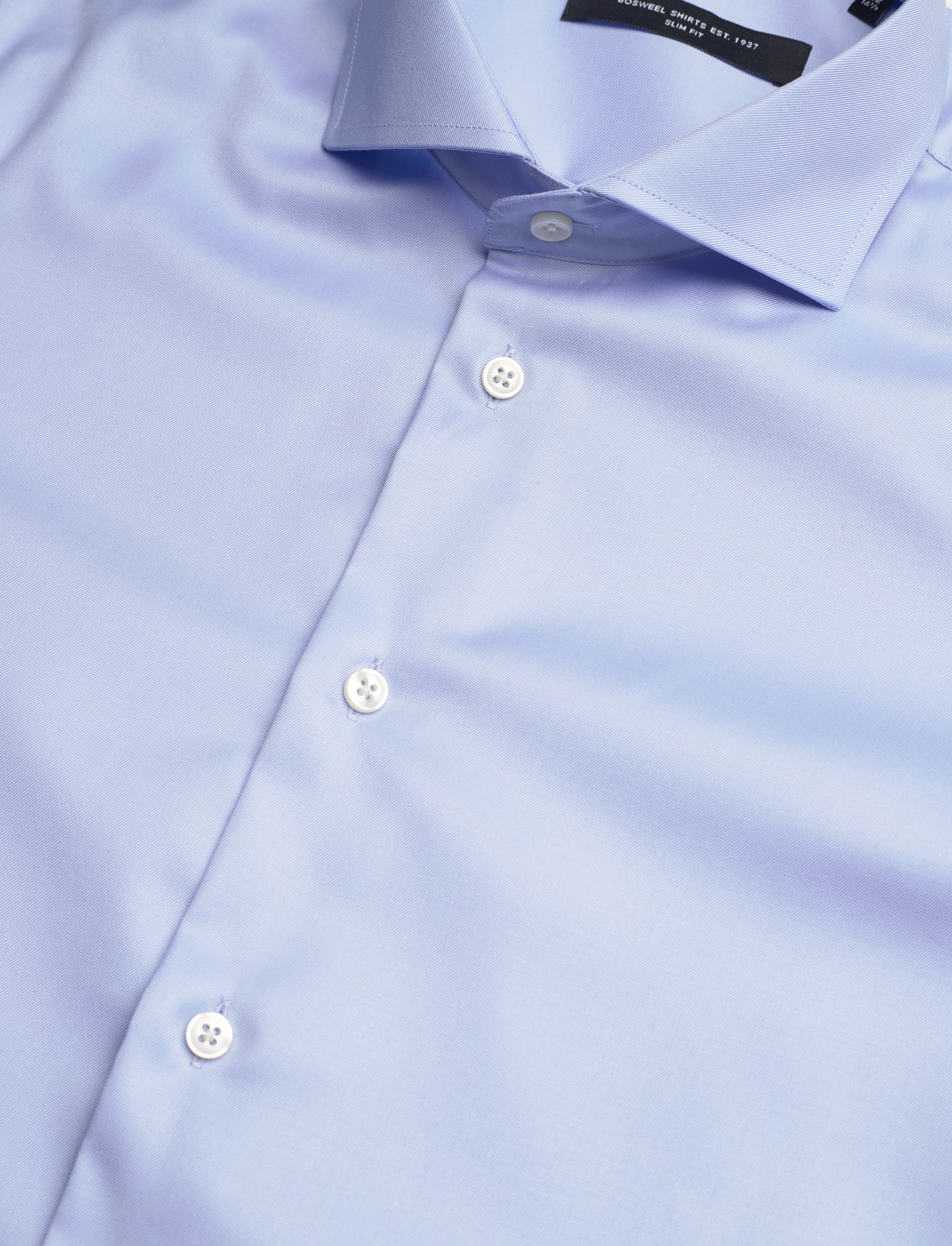 Bosweel Shirts Est. 1937 - Slim fit Mens shirt - blue - 3