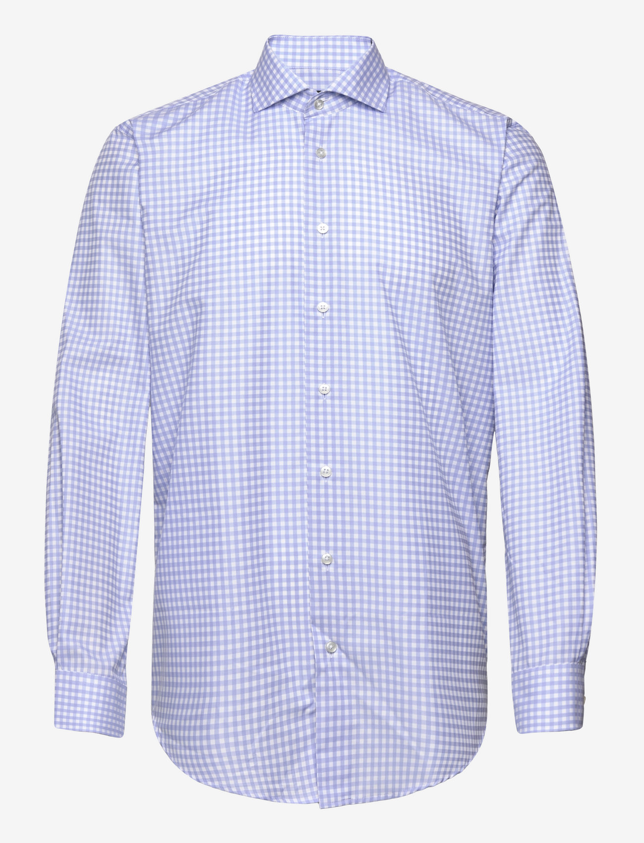Bosweel Shirts Est. 1937 - Slim fit Mens shirt - koszule w kratkę - light blue - 0