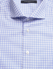 Bosweel Shirts Est. 1937 - Slim fit Mens shirt - rutede skjorter - light blue - 2