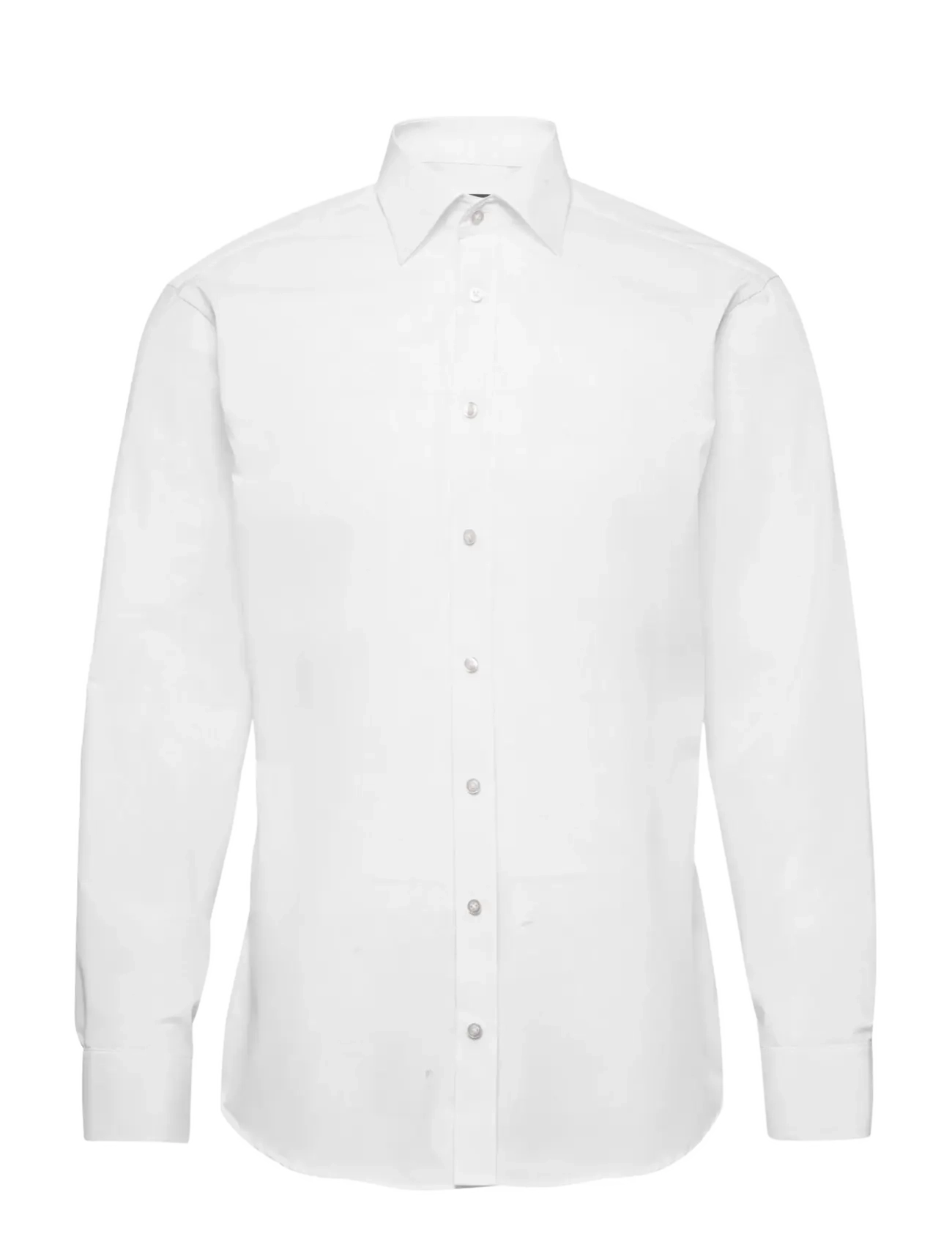 Bosweel Shirts Est. 1937 Slim Fit Mens Shirt, 46, White, Skjorter > Business, Herre
