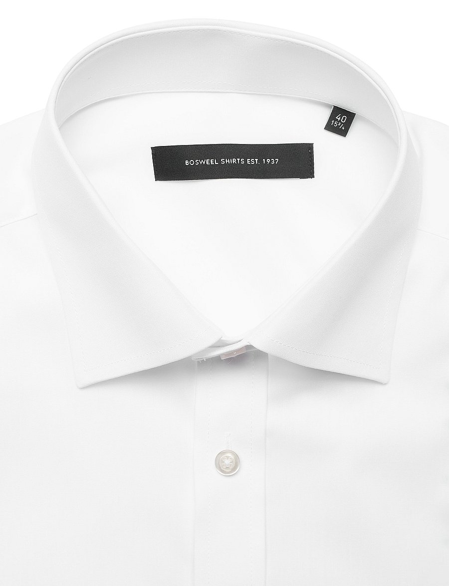 Bosweel Shirts Est. 1937 - Slim fit Mens shirt - pidulikud särgid - white - 2