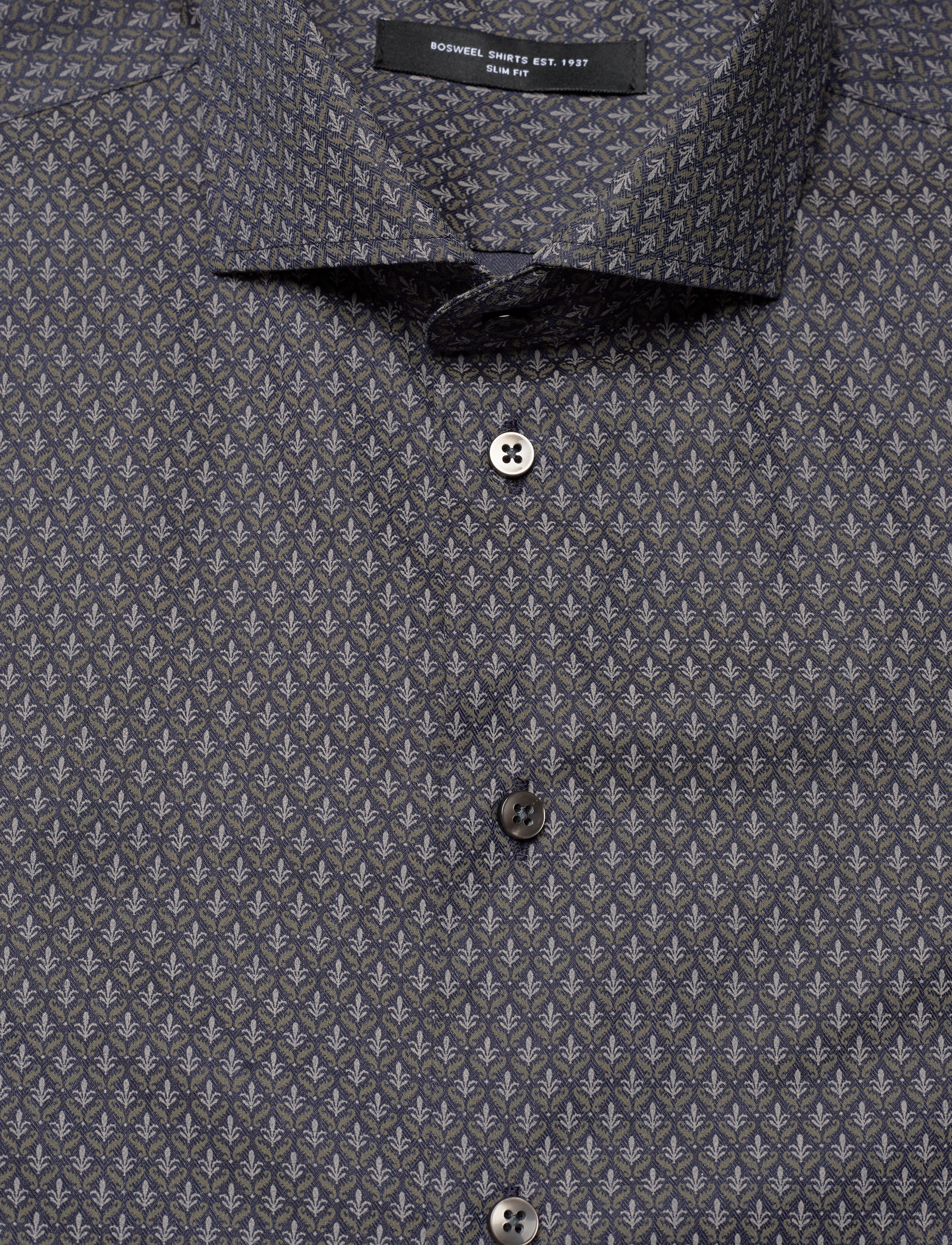 Bosweel Shirts Est. 1937 - Slim fit Mens shirt - green - 2