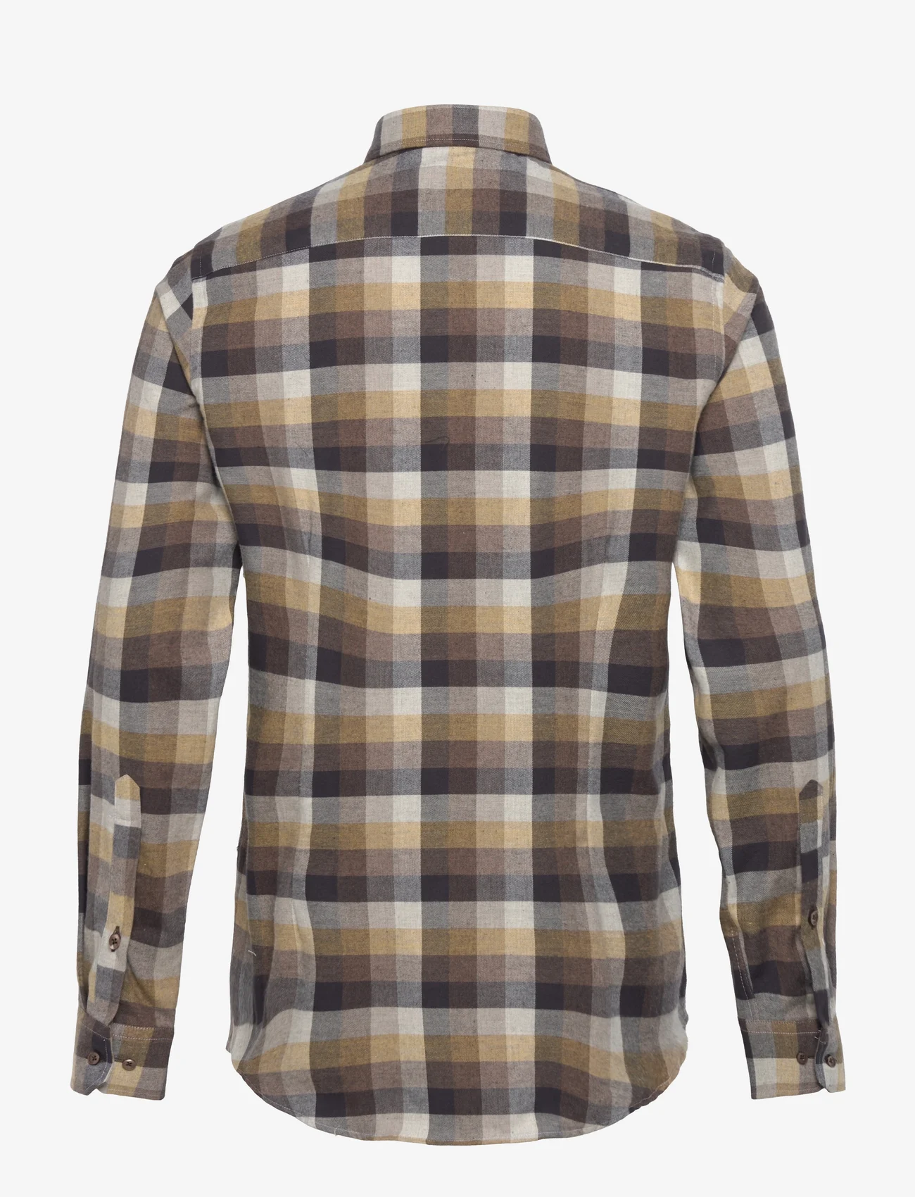 Bosweel Shirts Est. 1937 - Slim fit Mens shirt - checkered shirts - brown - 1