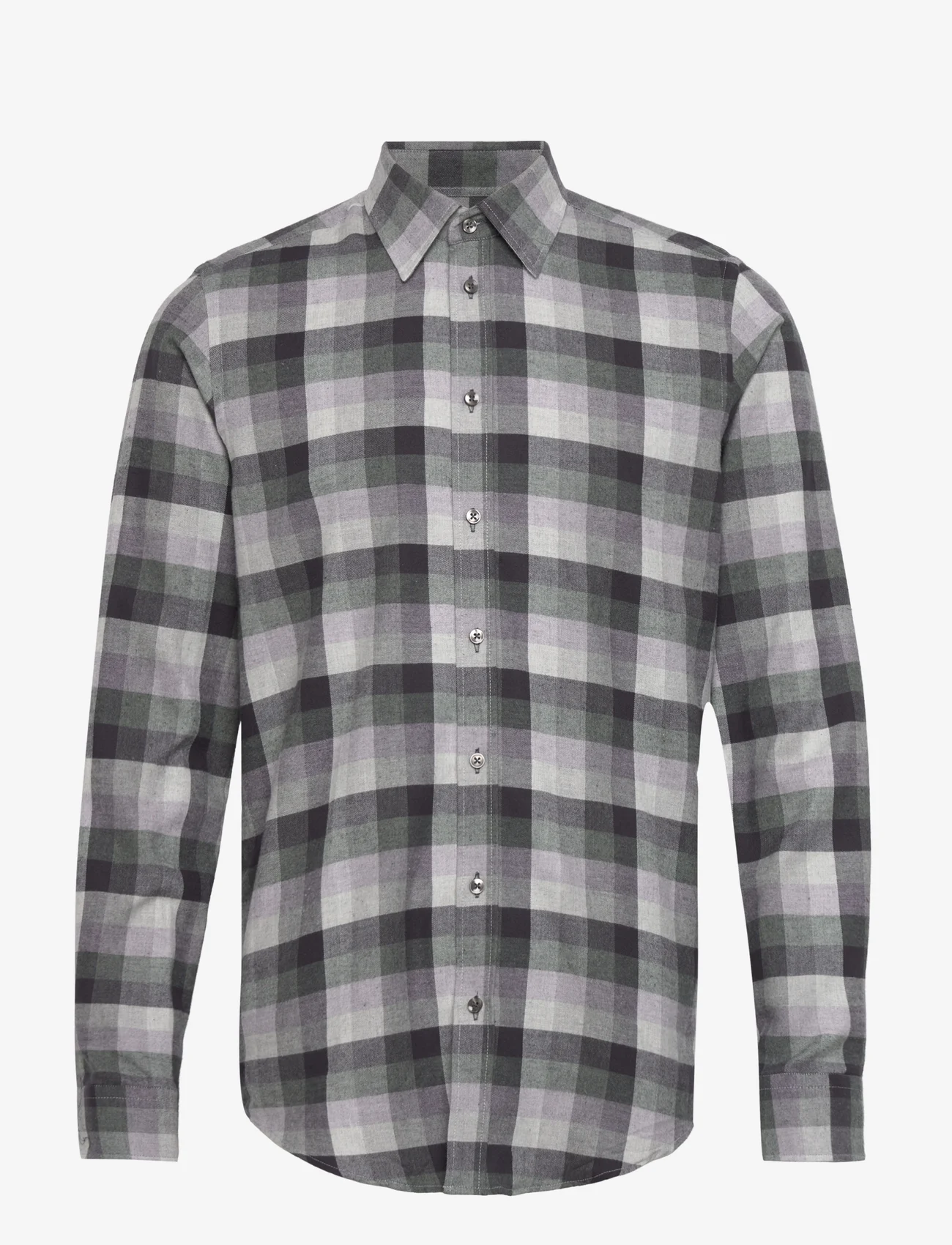 Bosweel Shirts Est. 1937 - Slim fit Mens shirt - checkered shirts - green - 0