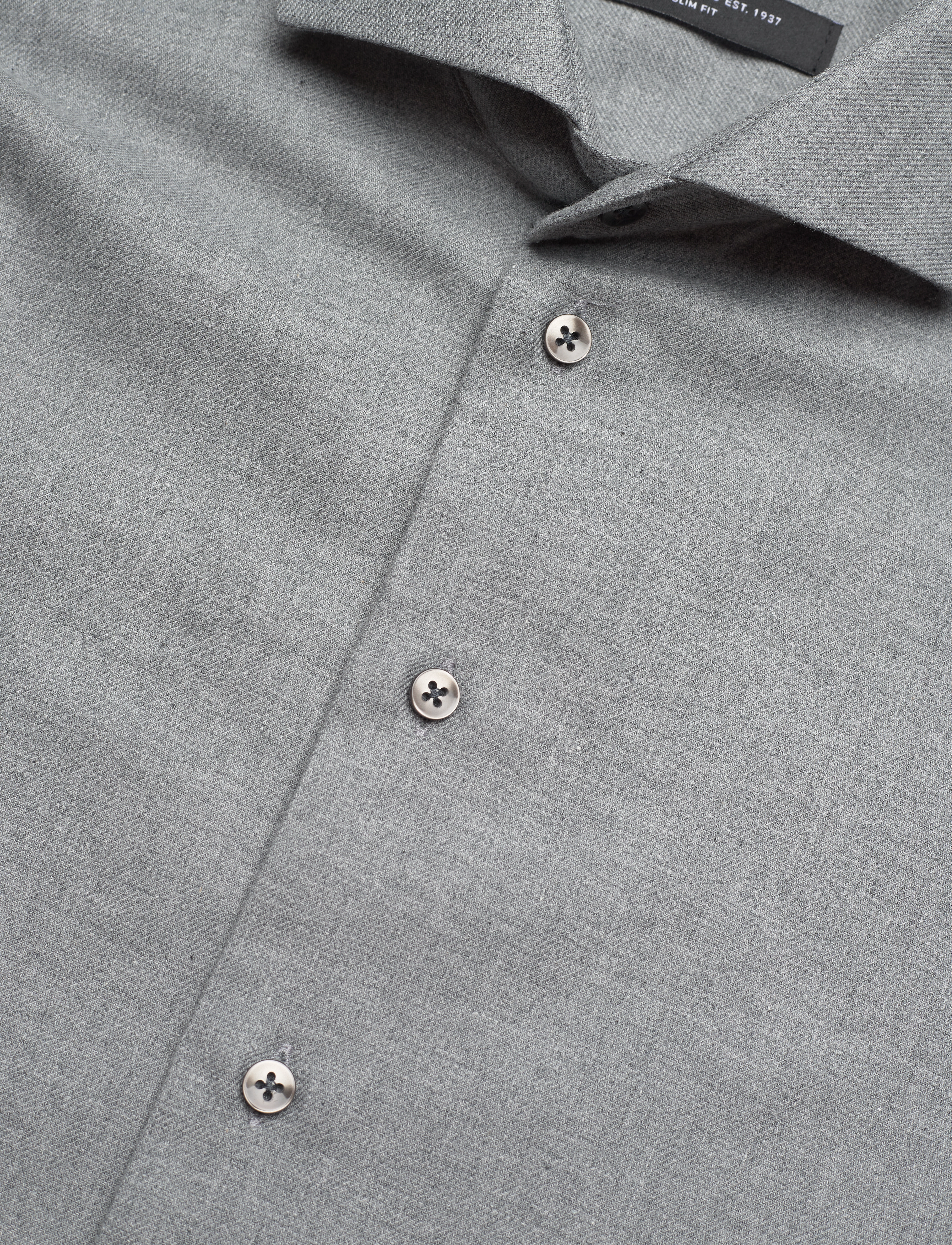 Bosweel Shirts Est. 1937 - Slim fit Mens shirt - grey - 3