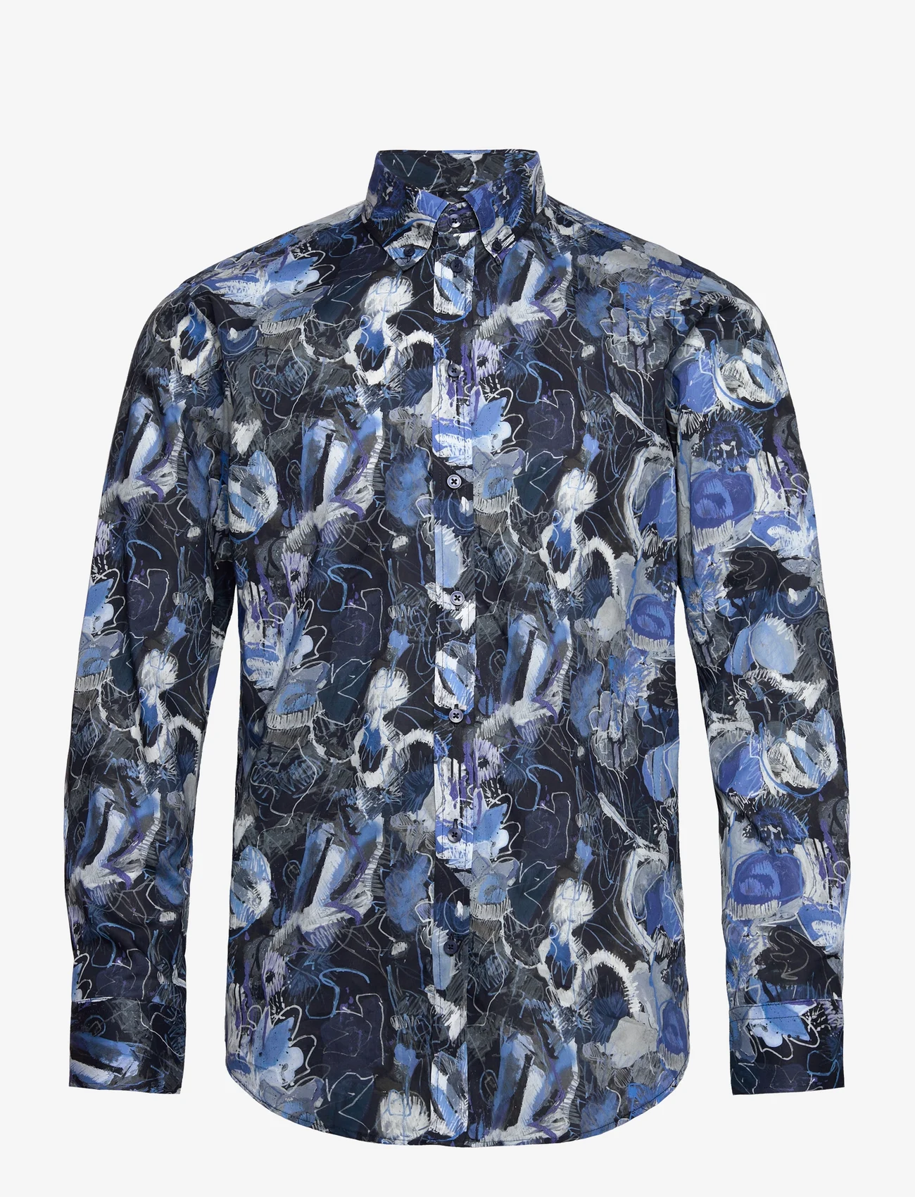 Bosweel Shirts Est. 1937 - Slim fit Mens shirt - business skjorter - dark blue - 0