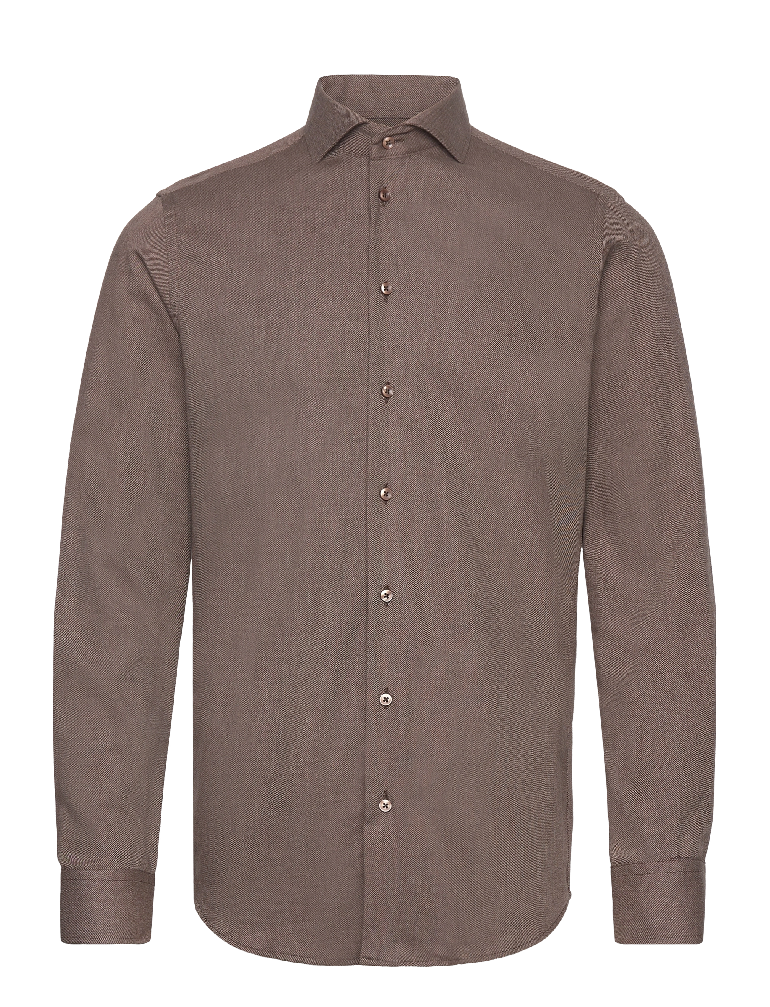 BOSWEEL Hemden EST. 1937 Slim Fit Mens Shirt Braun - 46 - Herren