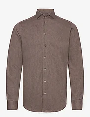 Bosweel Shirts Est. 1937 - Slim fit Mens shirt - business shirts - brown - 0