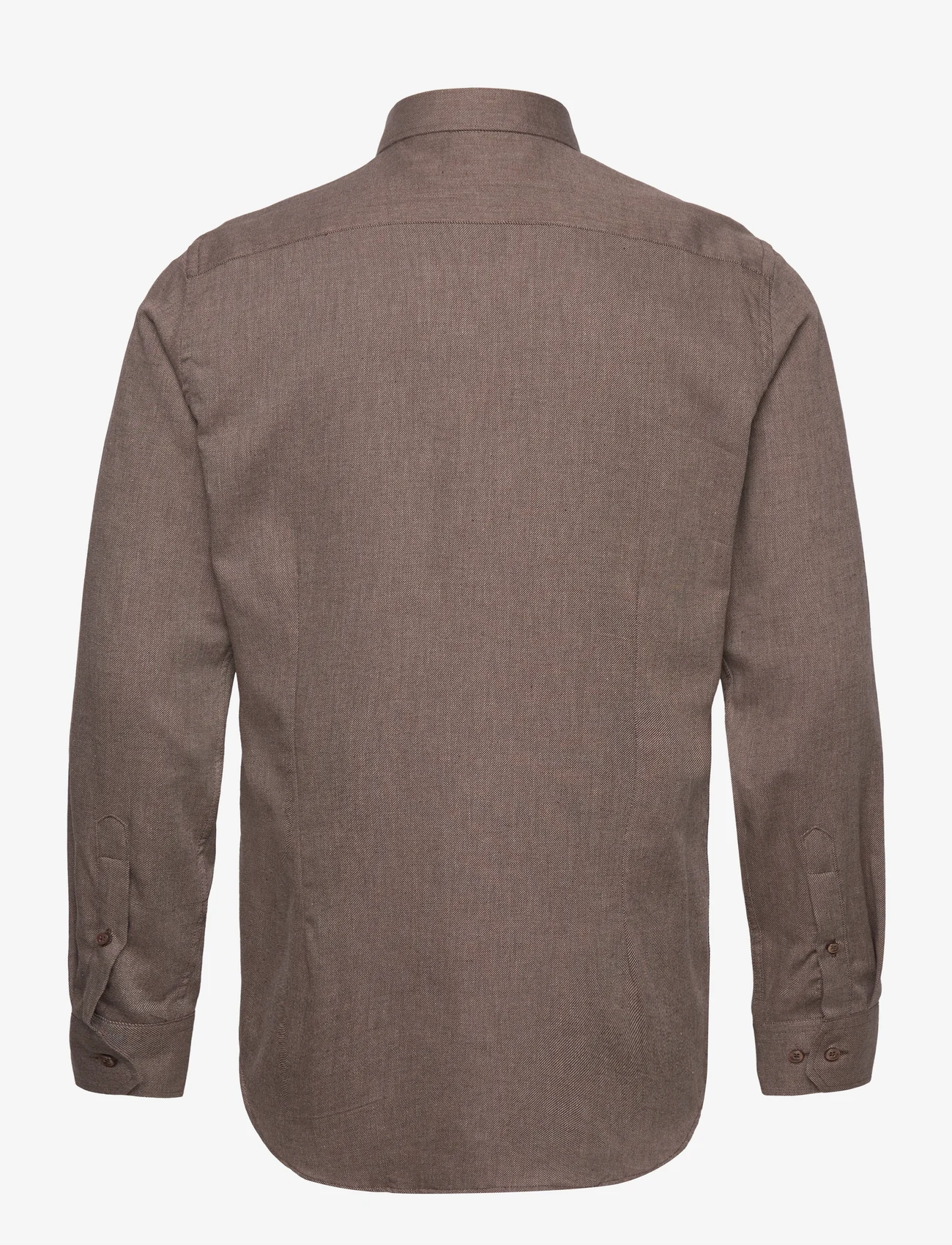Bosweel Shirts Est. 1937 - Slim fit Mens shirt - business shirts - brown - 1