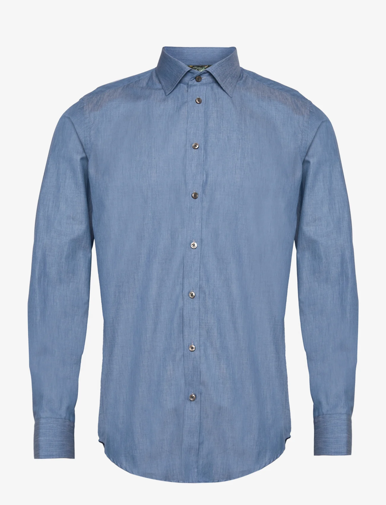 Bosweel Shirts Est. 1937 - Slim fit Mens shirt - basic shirts - blue - 0