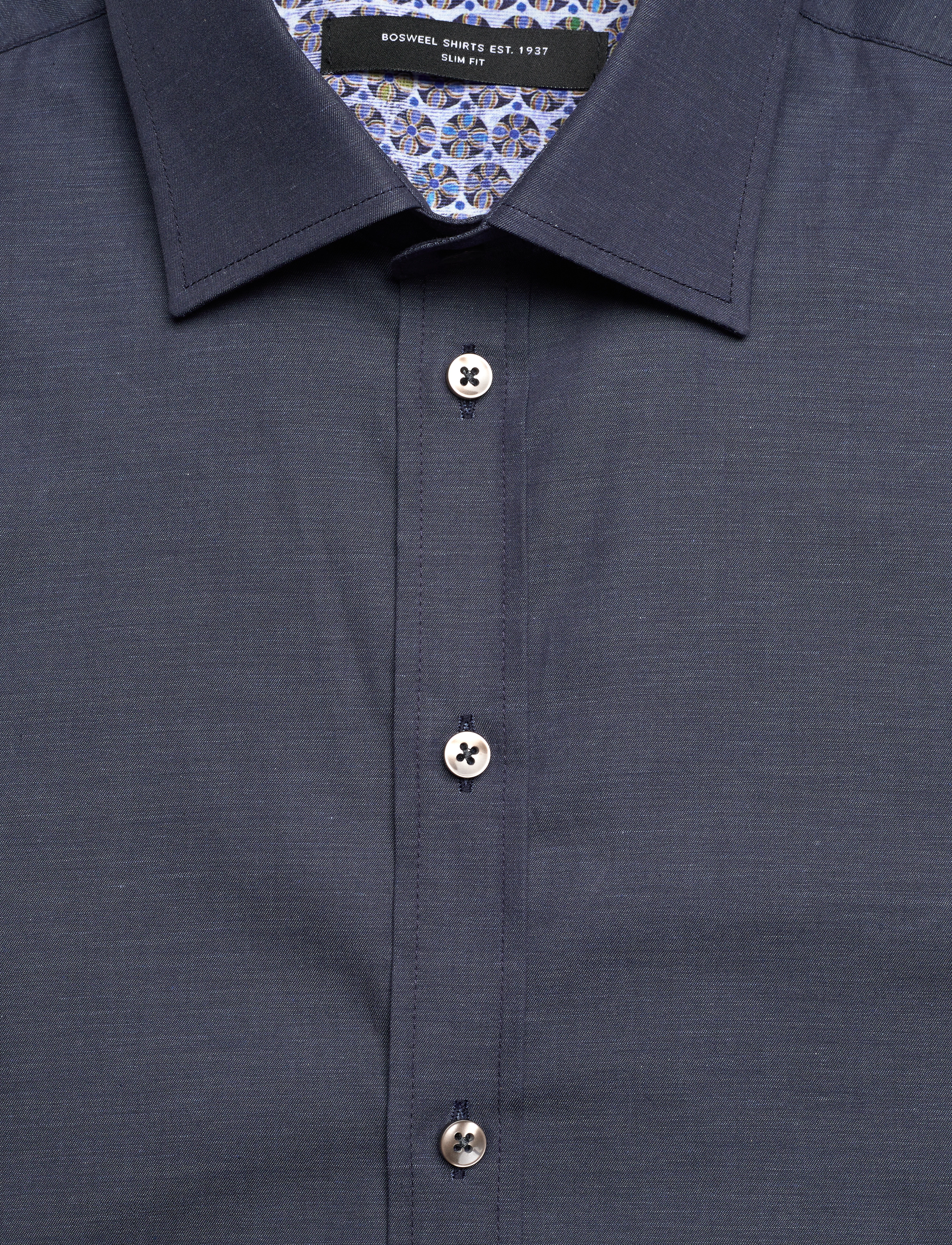 Bosweel Shirts Est. 1937 - Slim fit Mens shirt - dark blue - 2