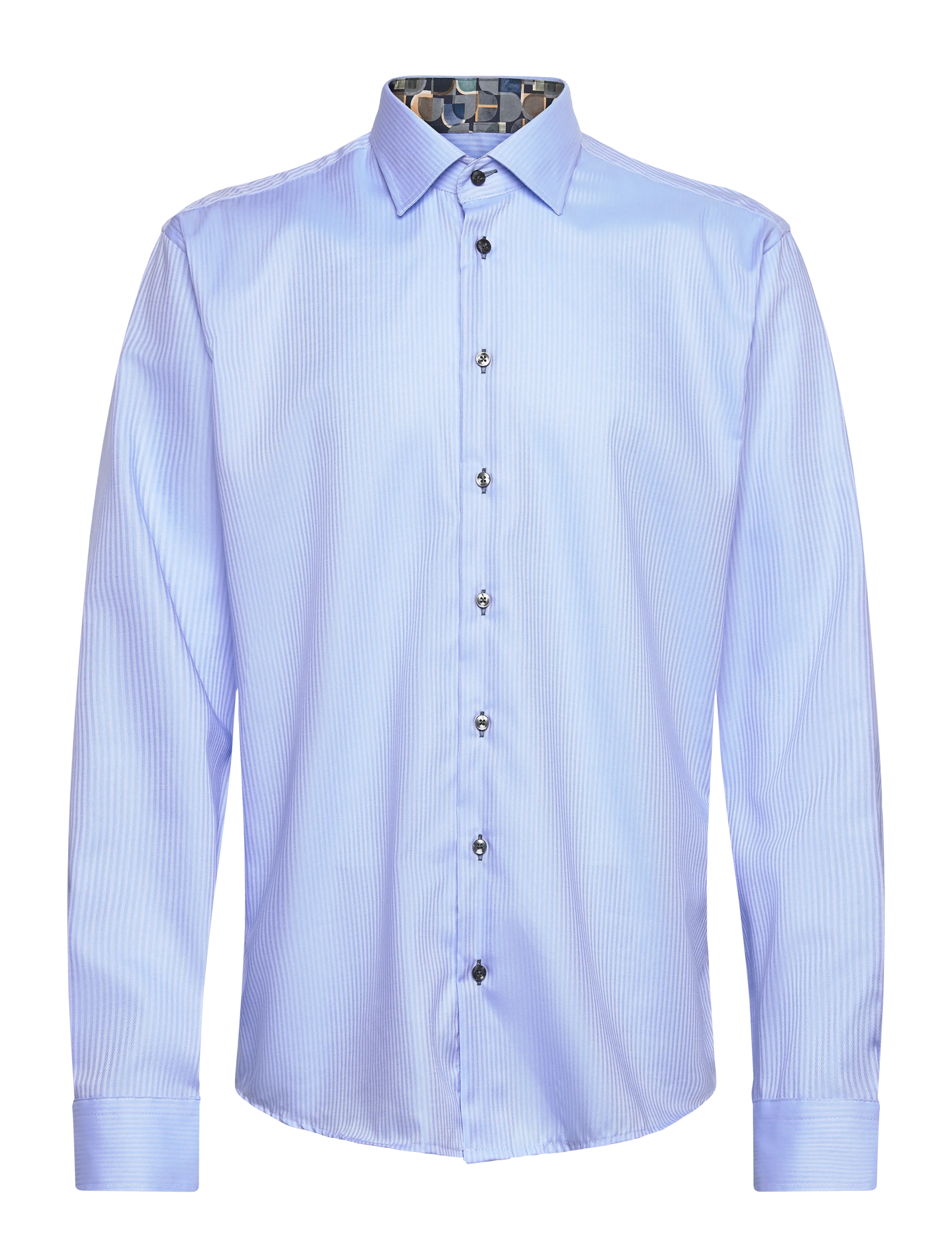 Bosweel Shirts Est. 1937 tone in tone stripe w. contrast - Business-Hemden - BLUE / blue