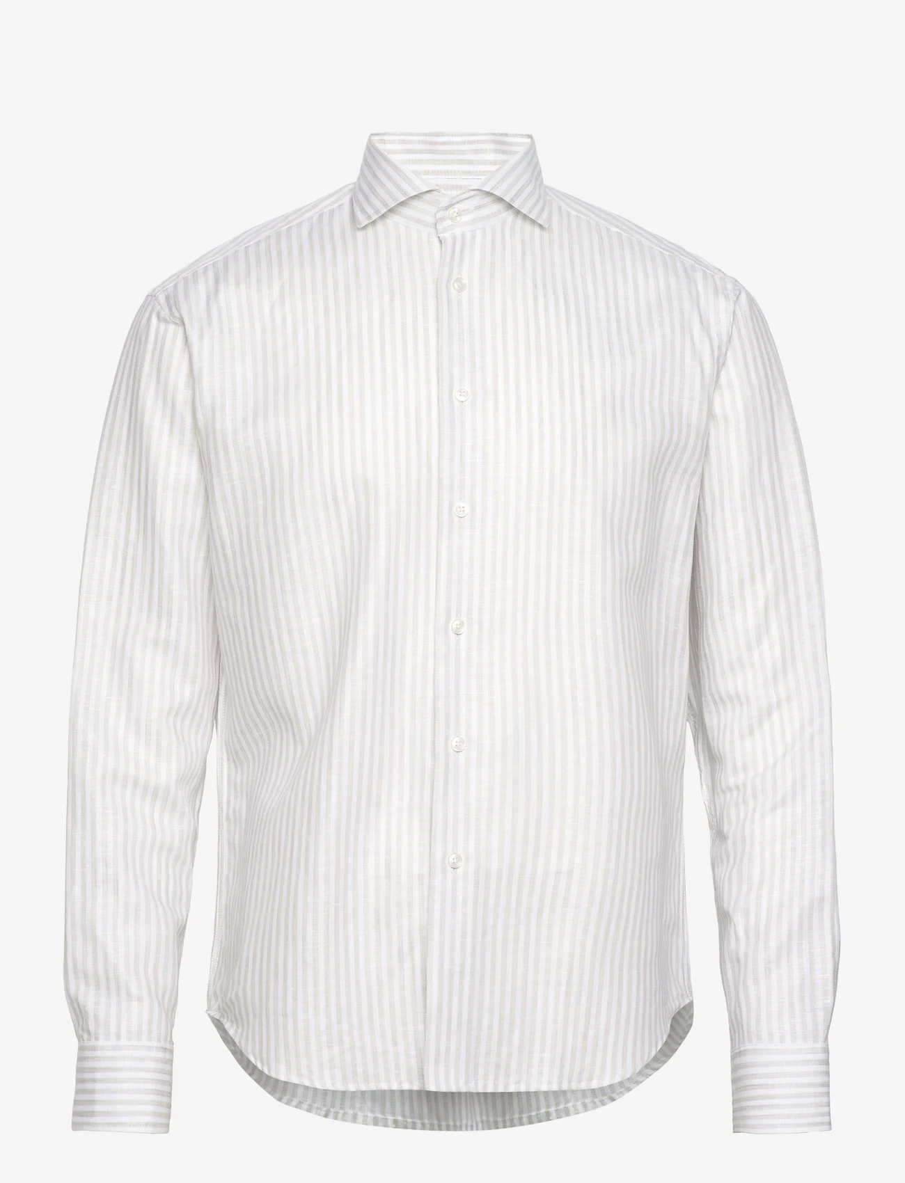 Bosweel Shirts Est. 1937 - Regular fit Men shirt - business skjortor - beige - 0