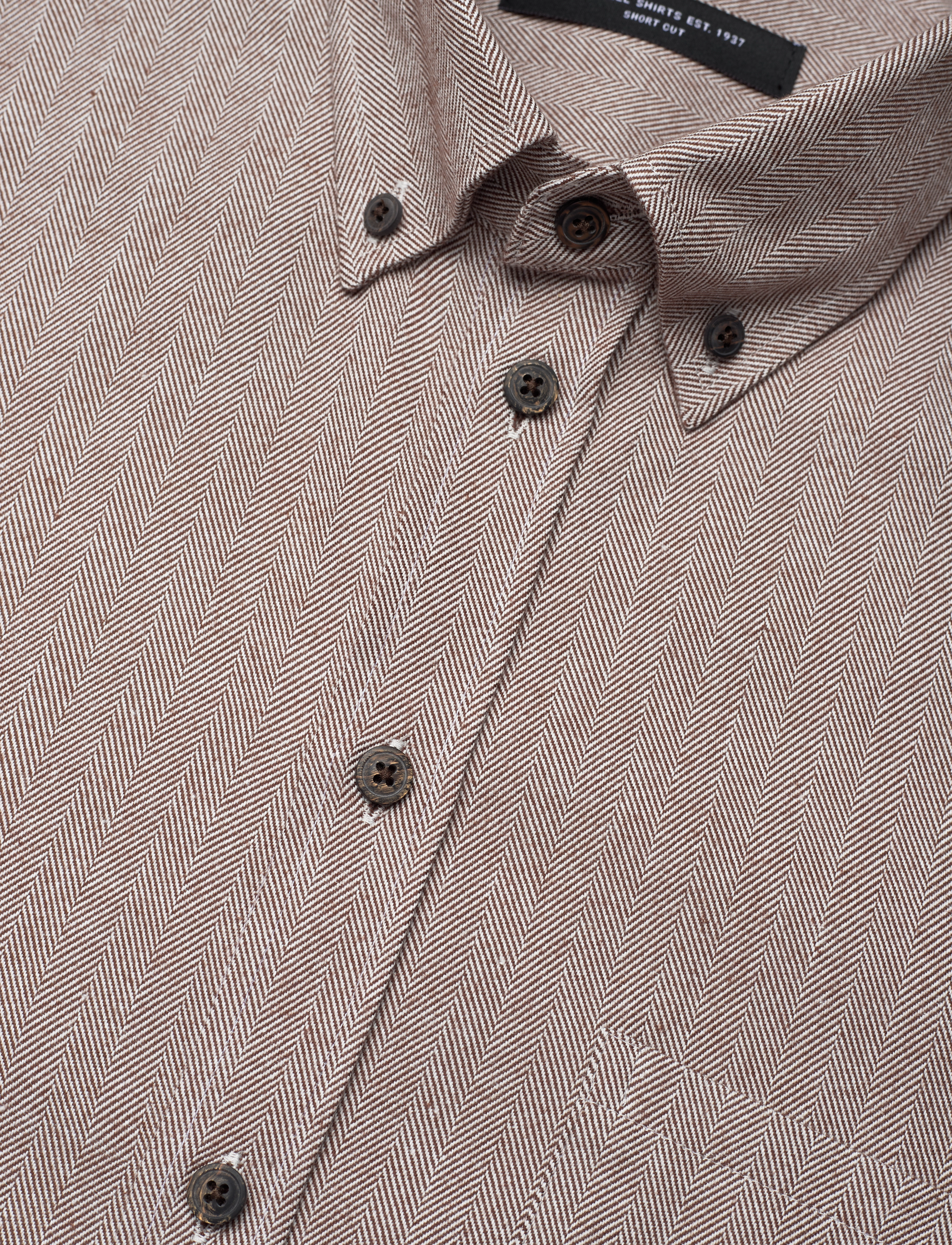 Bosweel Shirts Est. 1937 - Regular fit Men shirt - beige - 3