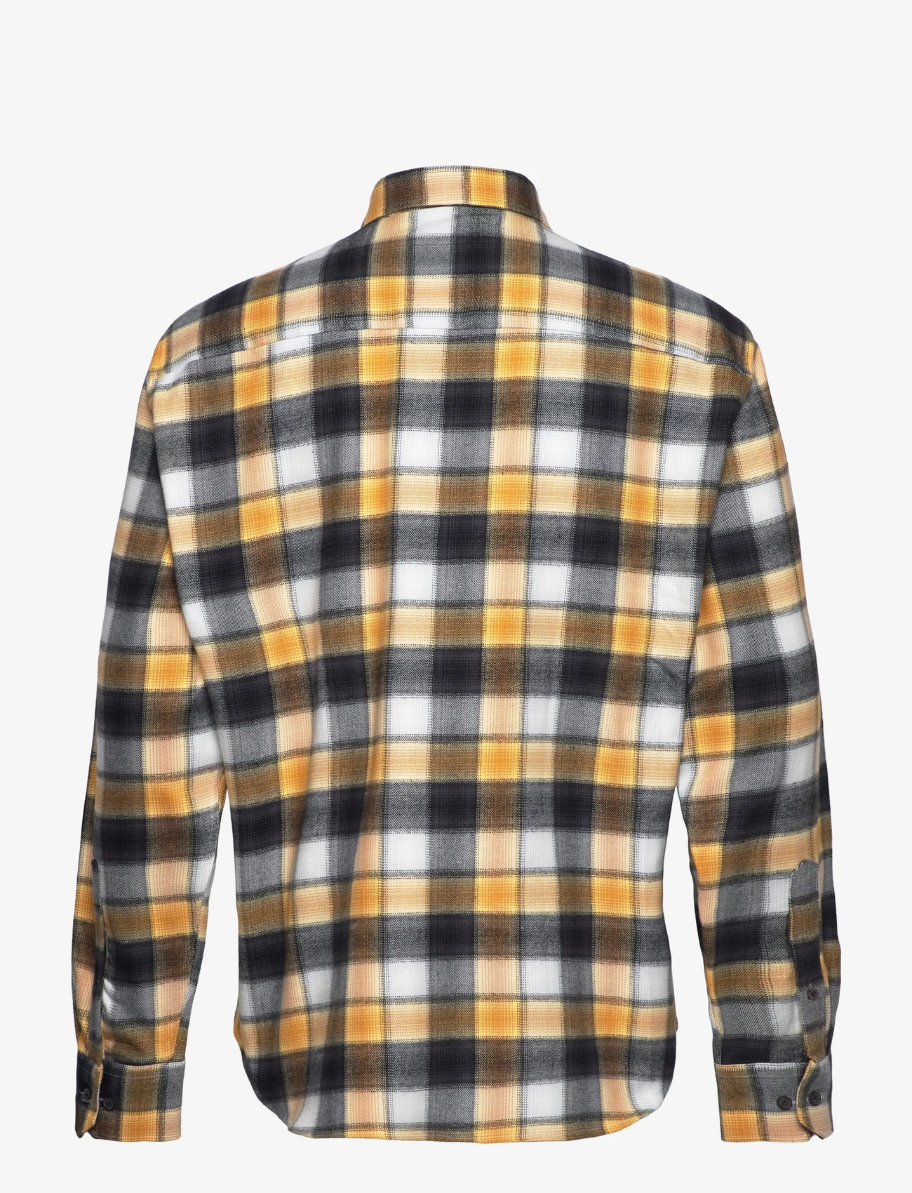 Bosweel Shirts Est. 1937 - Regular fit Men shirt - checkered shirts - yellow - 1