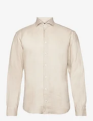 Bosweel Shirts Est. 1937 - Regular fit Men shirt - linen shirts - beige - 0