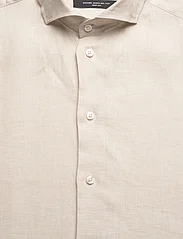 Bosweel Shirts Est. 1937 - Regular fit Men shirt - pellavakauluspaidat - beige - 2