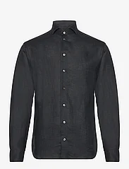 Bosweel Shirts Est. 1937 - Regular fit Men shirt - pellavakauluspaidat - black - 0