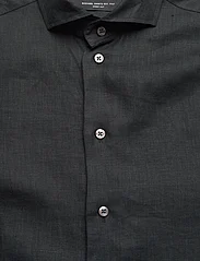 Bosweel Shirts Est. 1937 - Regular fit Men shirt - hørskjorter - black - 2