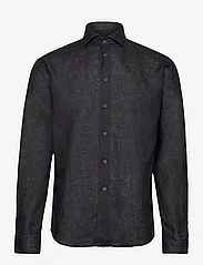Bosweel Shirts Est. 1937 - Regular fit Mens shirt - hørskjorter - grey - 0