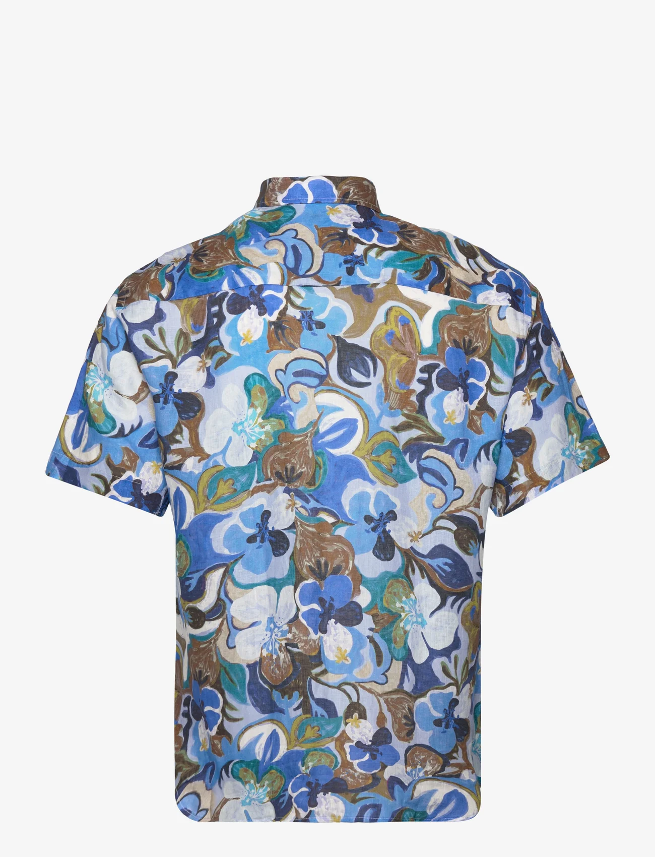 Bosweel Shirts Est. 1937 - Regular fit Men shirt - lyhythihaiset kauluspaidat - blue - 1