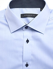 Bosweel Shirts Est. 1937 - Twill with contrast Black - smokingskjorter - light blue - 2