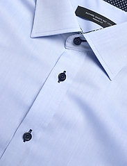 Bosweel Shirts Est. 1937 - Twill with contrast Black - smokingskjorter - light blue - 3