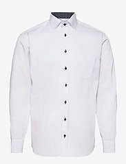 Bosweel Shirts Est. 1937 - Twill with contrast Black - koszule smokingowe - white - 0