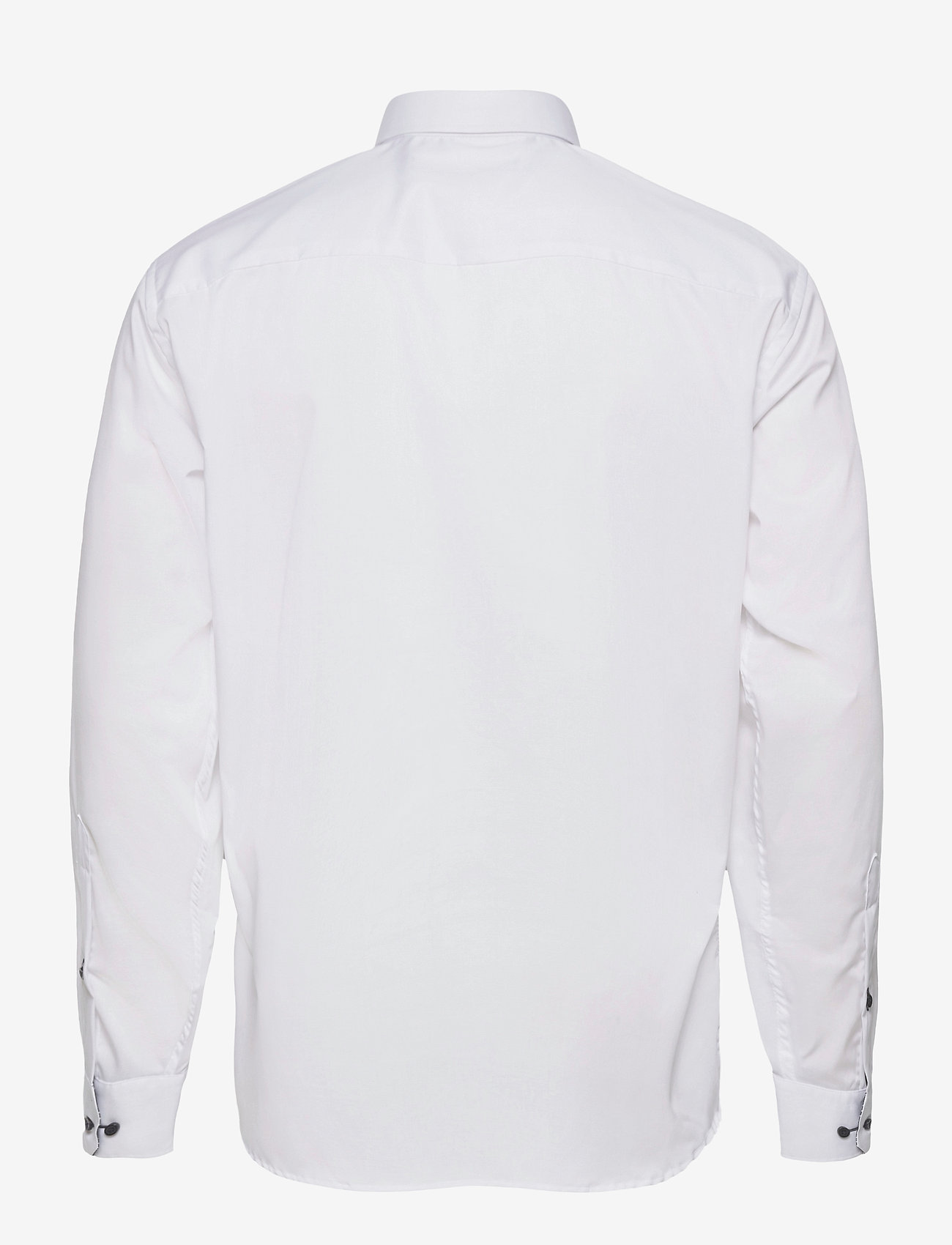 Bosweel Shirts Est. 1937 - Twill with contrast Black - koszule smokingowe - white - 1