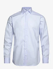 Bosweel Shirts Est. 1937 - Poplin w. contrast - basic shirts - blue - 0