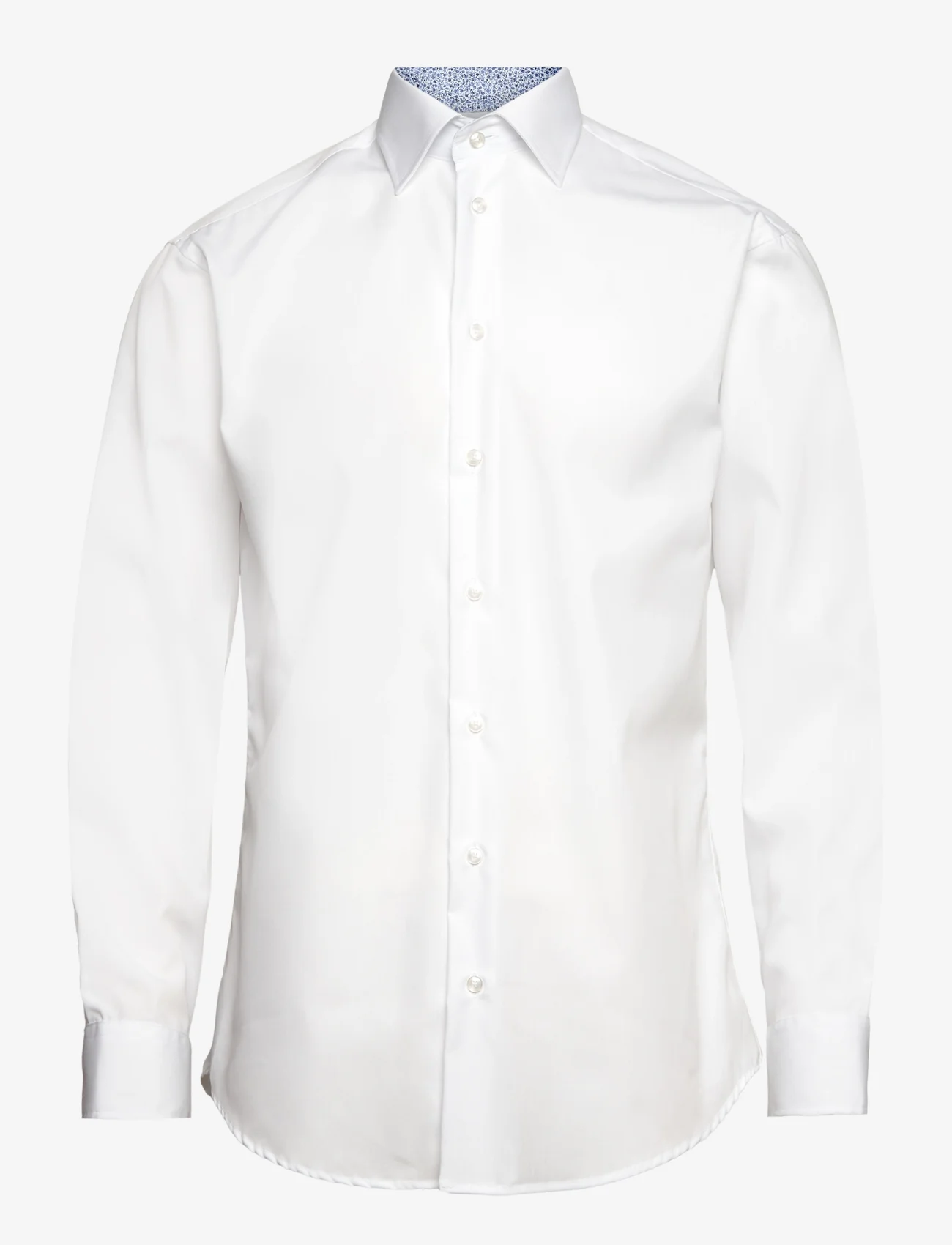 Bosweel Shirts Est. 1937 - Poplin w. contrast - basic-hemden - white - 0
