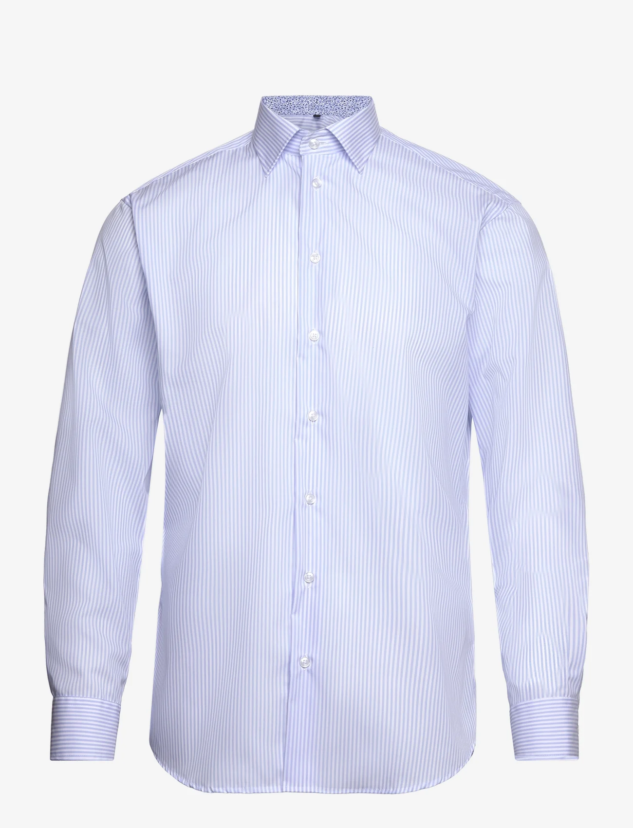Bosweel Shirts Est. 1937 - stripe w. contrast - business shirts - blue - 0