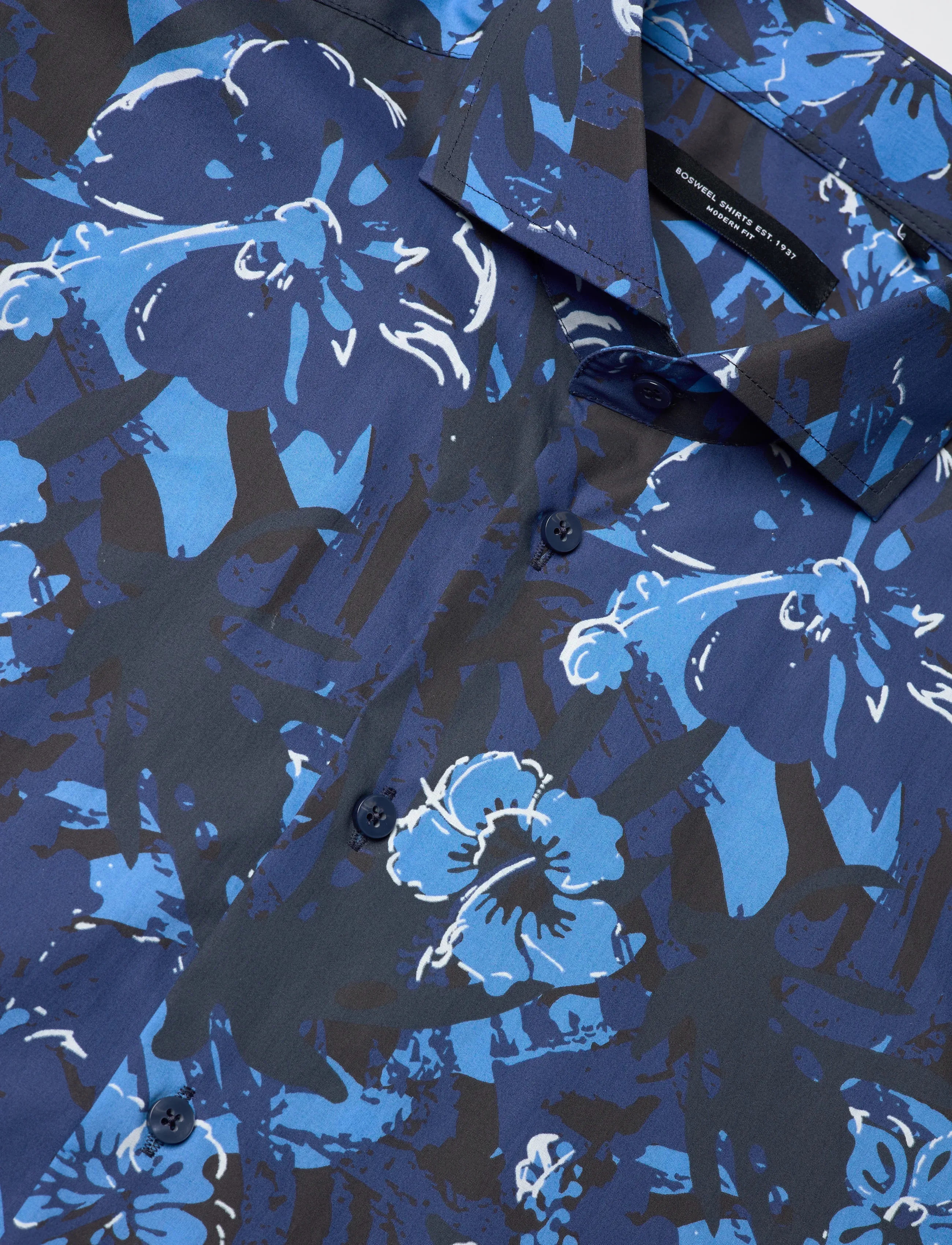 Bosweel Shirts Est. 1937 - Regular fit Mens shirt - casual skjorter - dark blue - 3