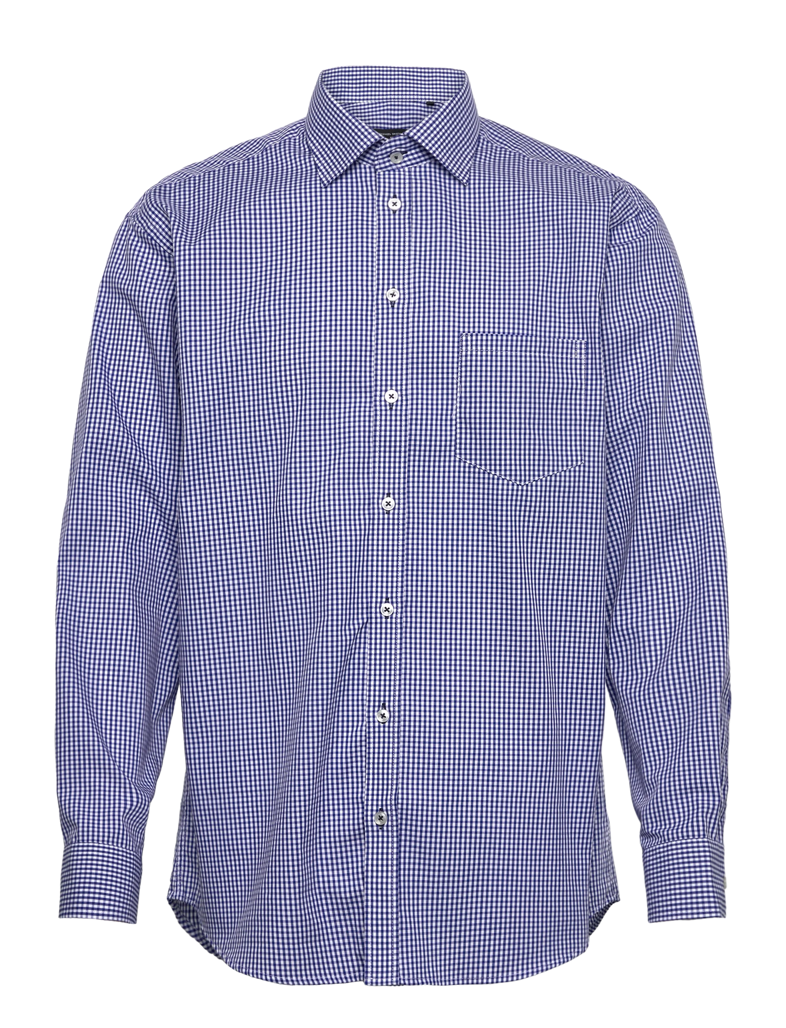 Bosweel Shirts Est. 1937 white and blue checks - Bosweel Shirts Est. 1937 - BLUE / blue