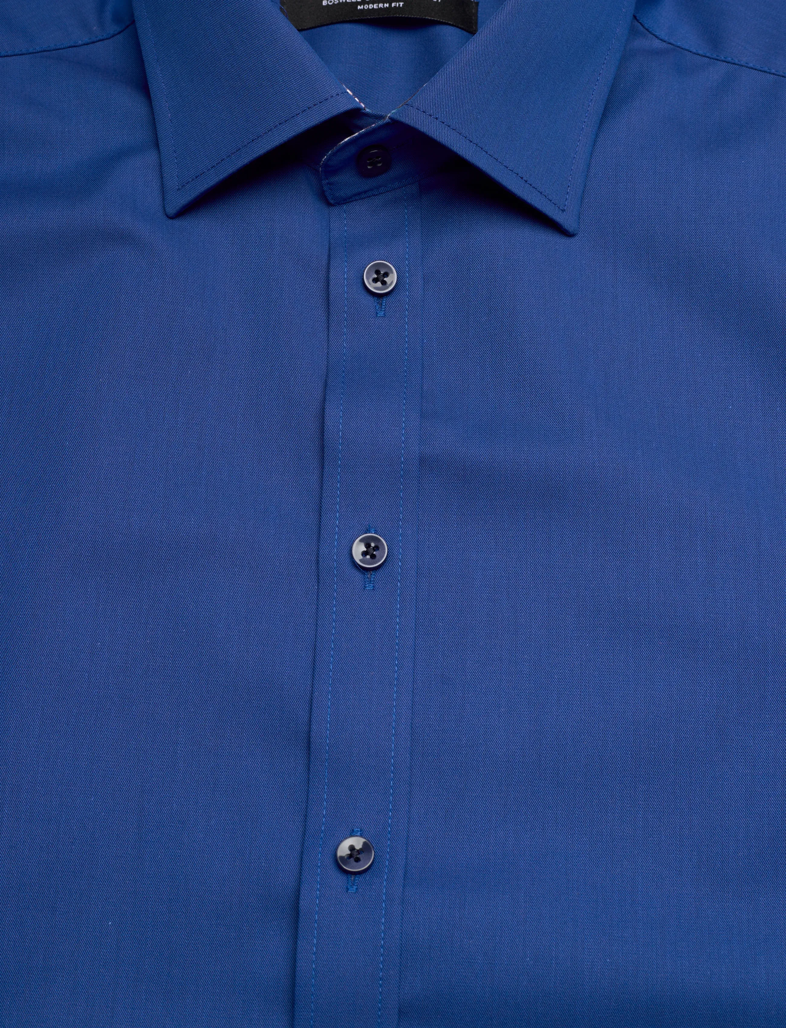 Bosweel Shirts Est. 1937 - Regular fit Mens shirt - business shirts - blue - 2