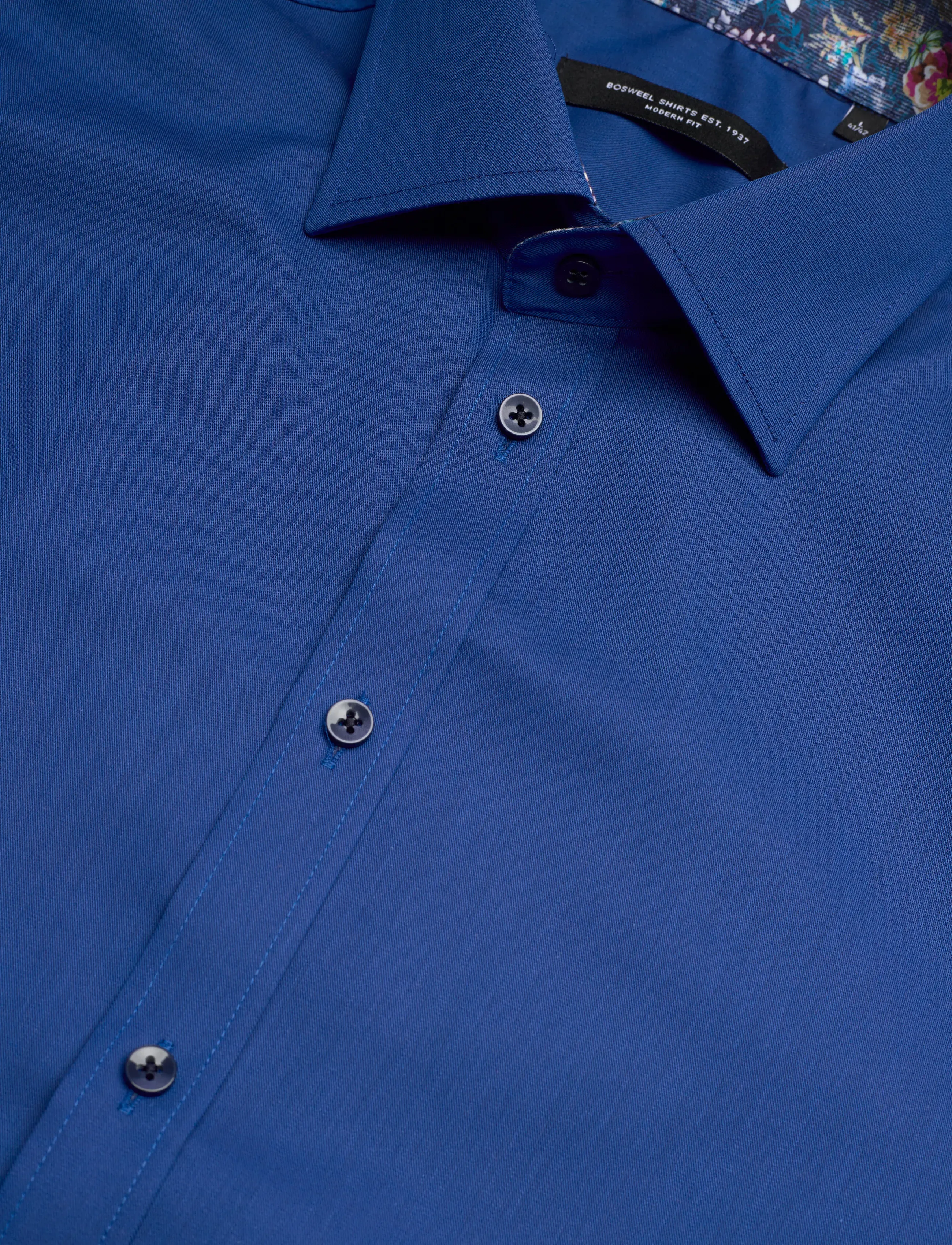 Bosweel Shirts Est. 1937 - Regular fit Mens shirt - business shirts - blue - 3