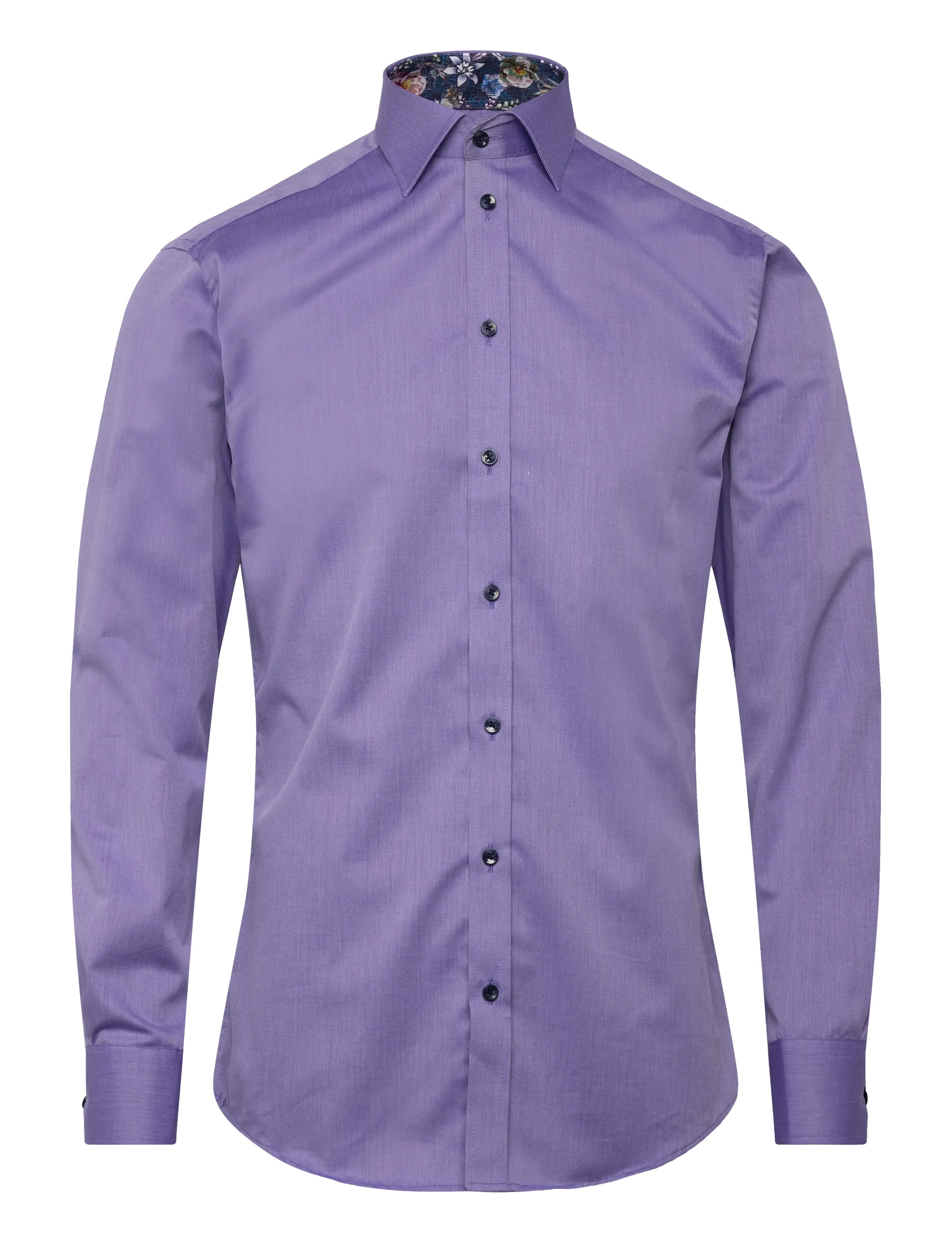 BOSWEEL Hemden EST. 1937 Regular Fit Mens Shirt Lila - S - Herren