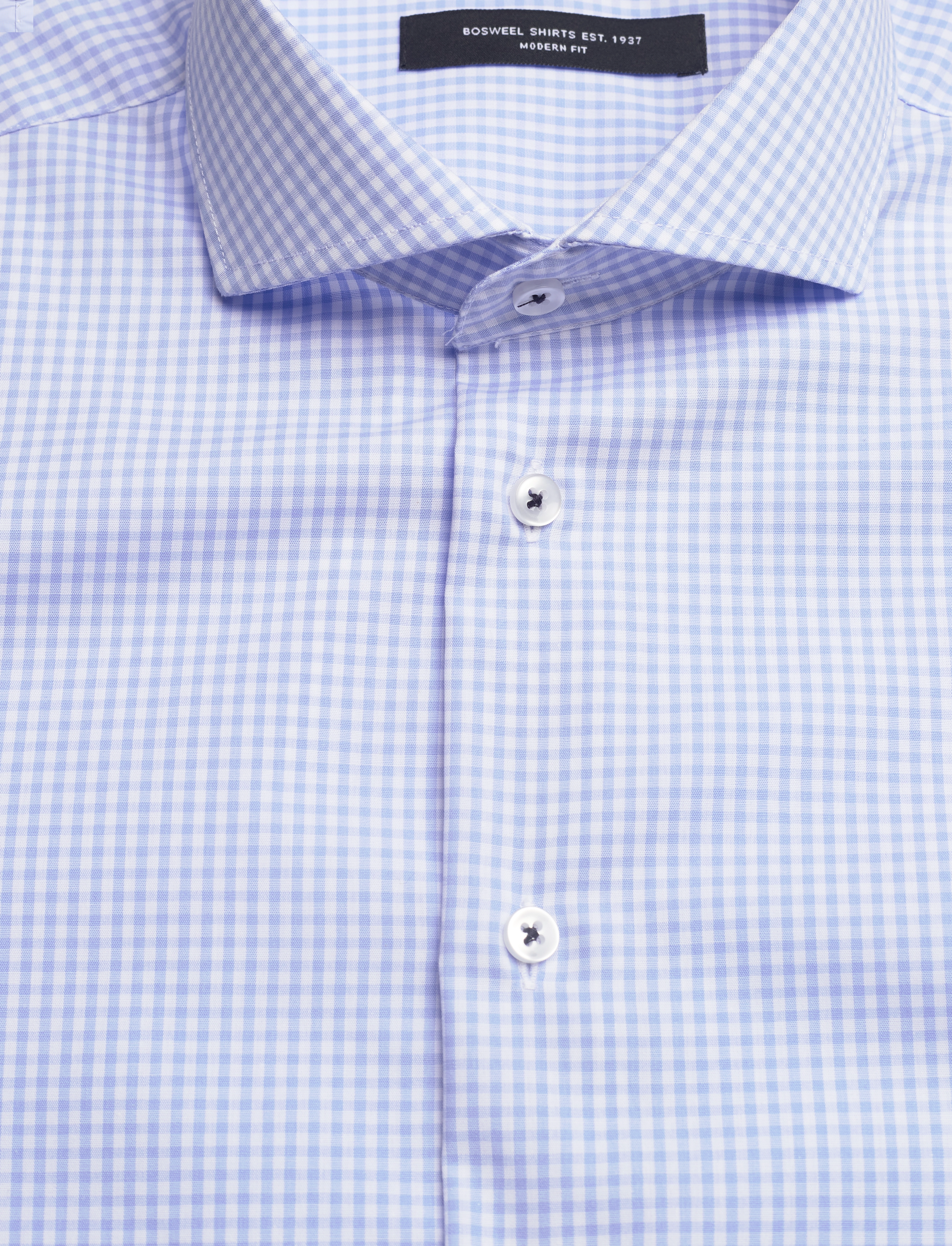 Bosweel Shirts Est. 1937 - Regular fit Mens shirt - light blue - 2