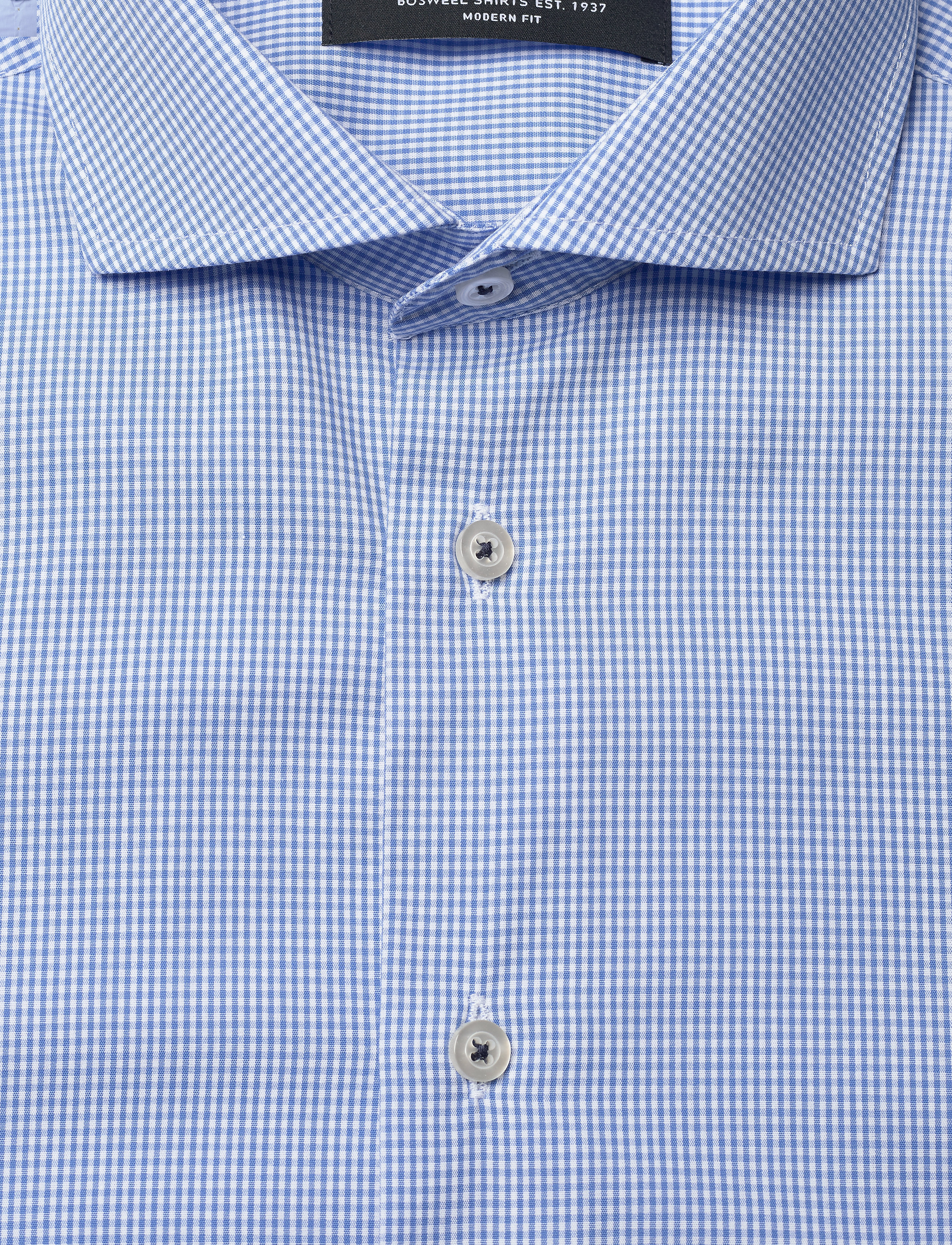 Bosweel Shirts Est. 1937 - Regular fit Mens shirt - blue - 2