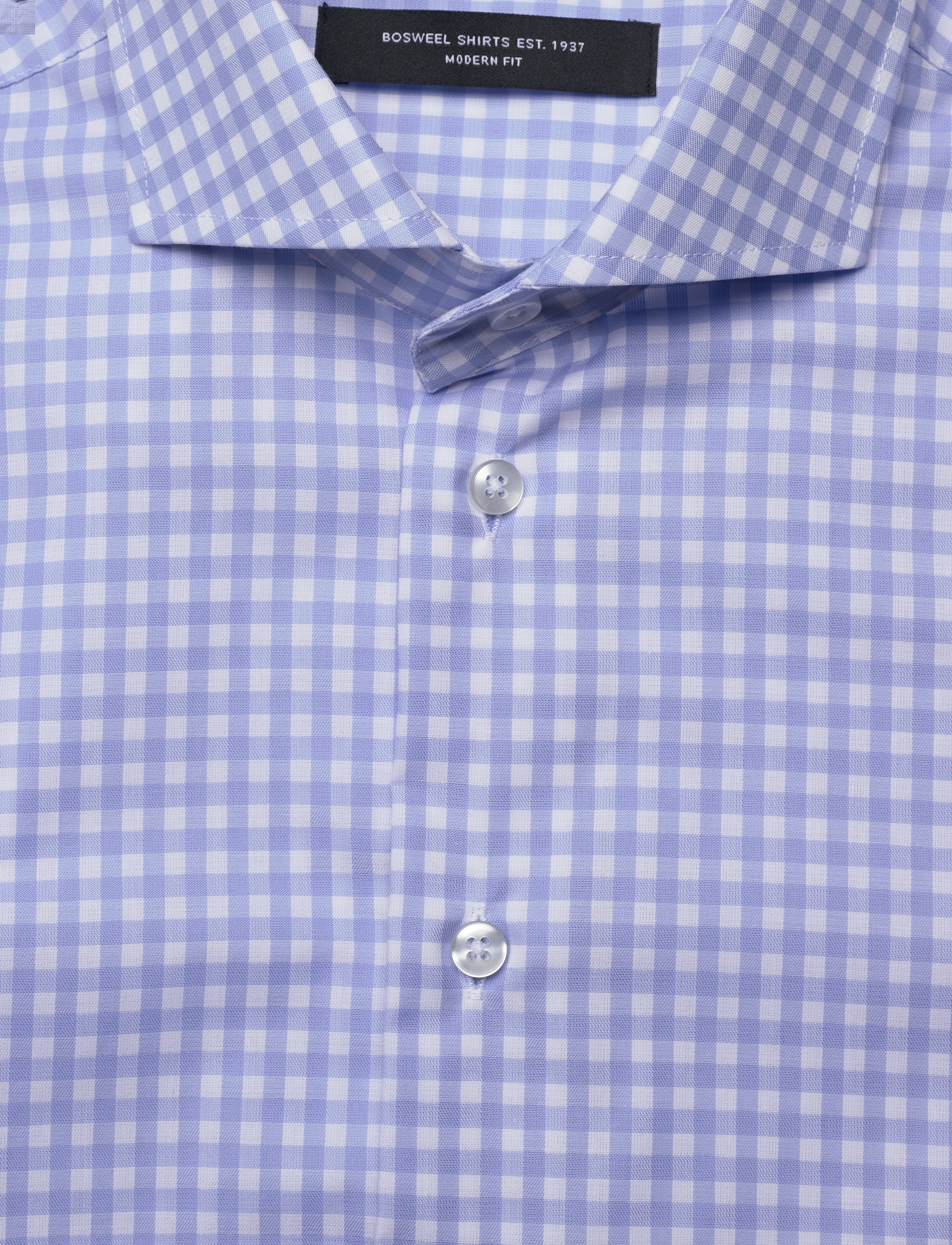 Bosweel Shirts Est. 1937 - Regular fit Mens shirt - light blue - 2