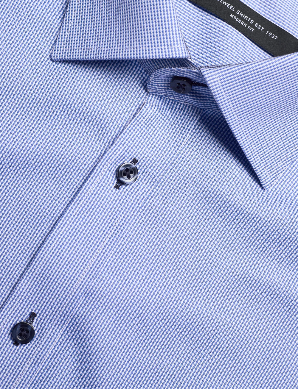Bosweel Shirts Est. 1937 - Structured - kostymskjortor - blue - 3