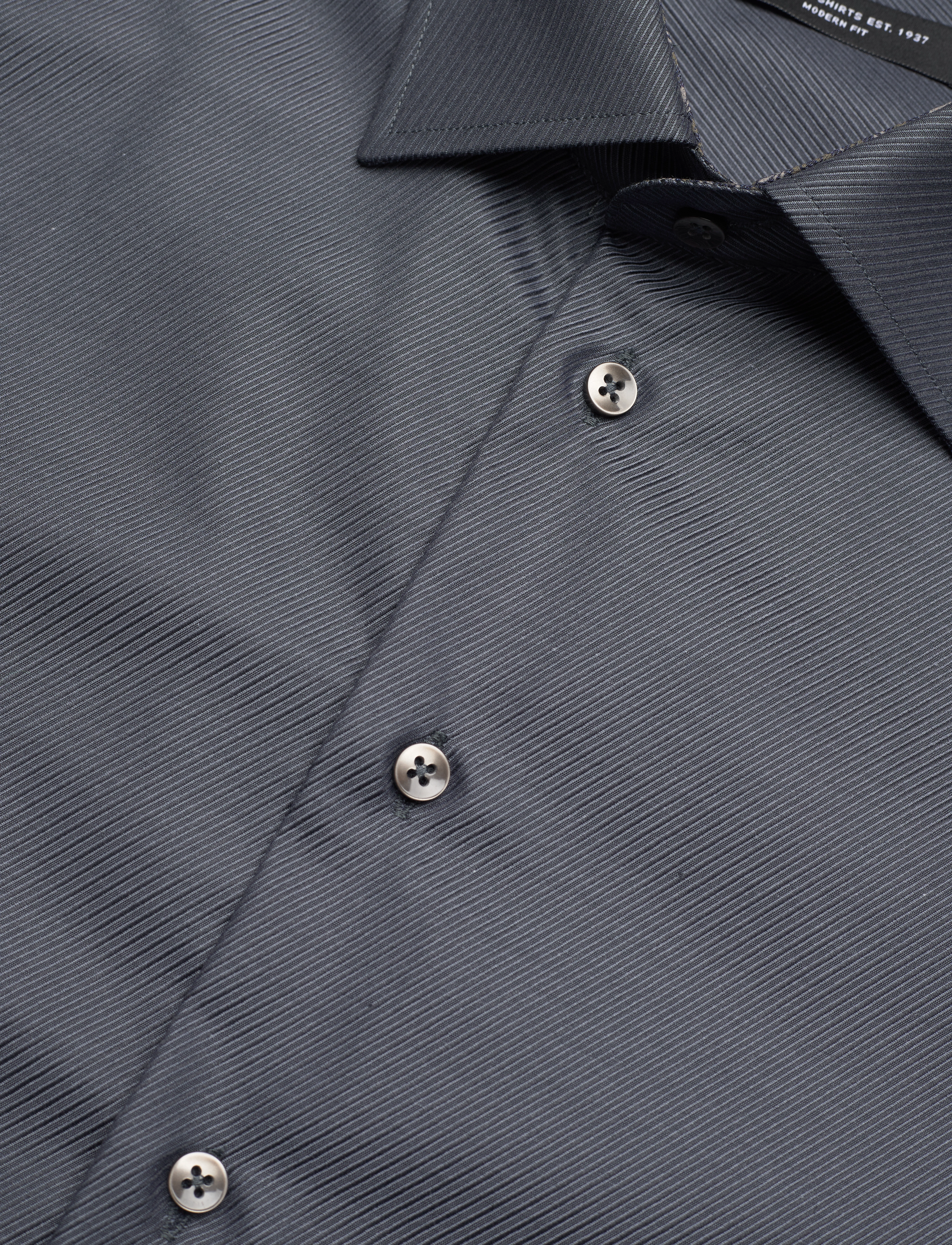 Bosweel Shirts Est. 1937 - Regular fit Mens shirt - grey - 2