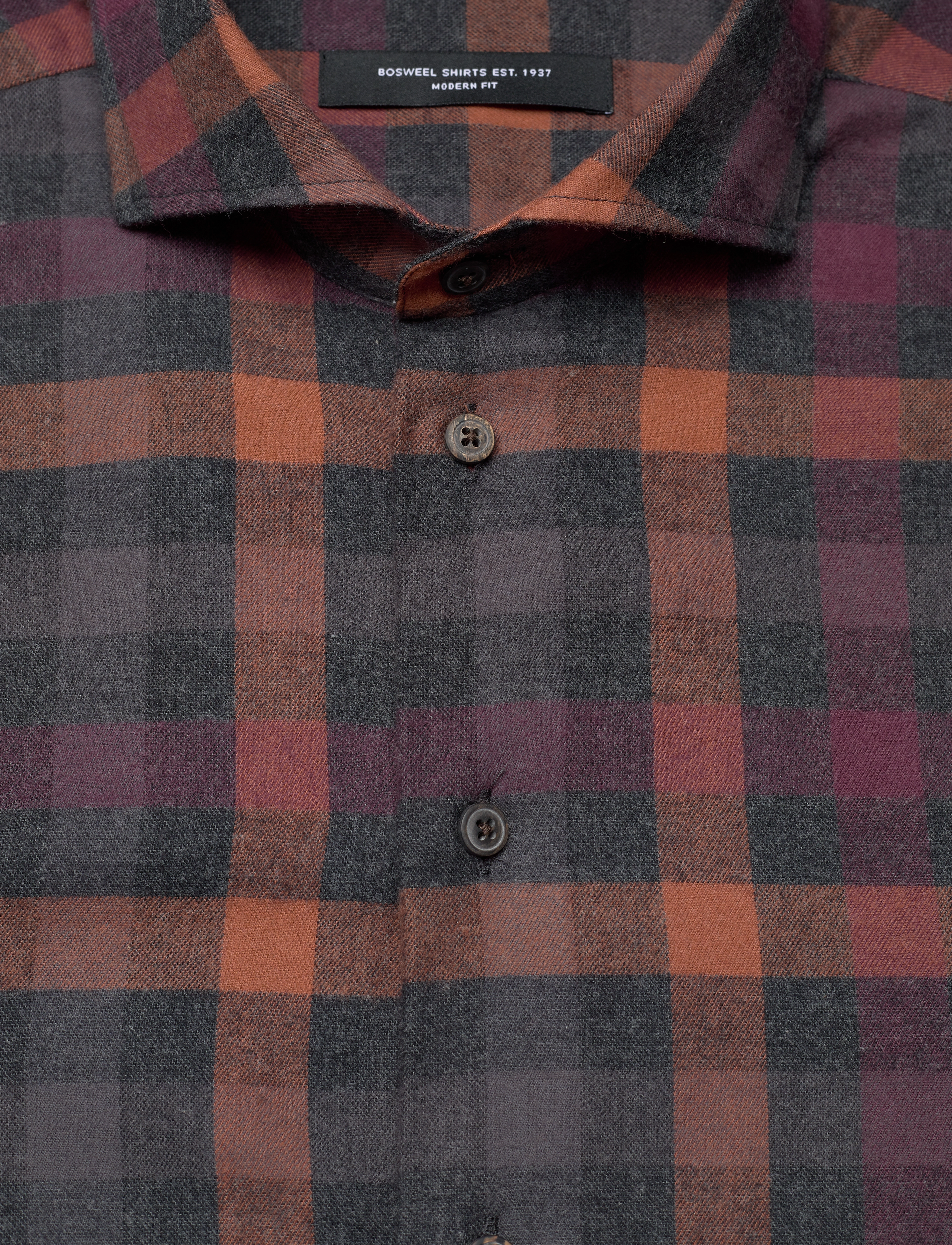 Bosweel Shirts Est. 1937 - Regular fit Mens shirt - red - 2