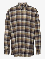 Bosweel Shirts Est. 1937 - Regular fit Mens shirt - checkered shirts - brown - 0