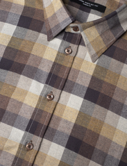Bosweel Shirts Est. 1937 - Regular fit Mens shirt - checkered shirts - brown - 3