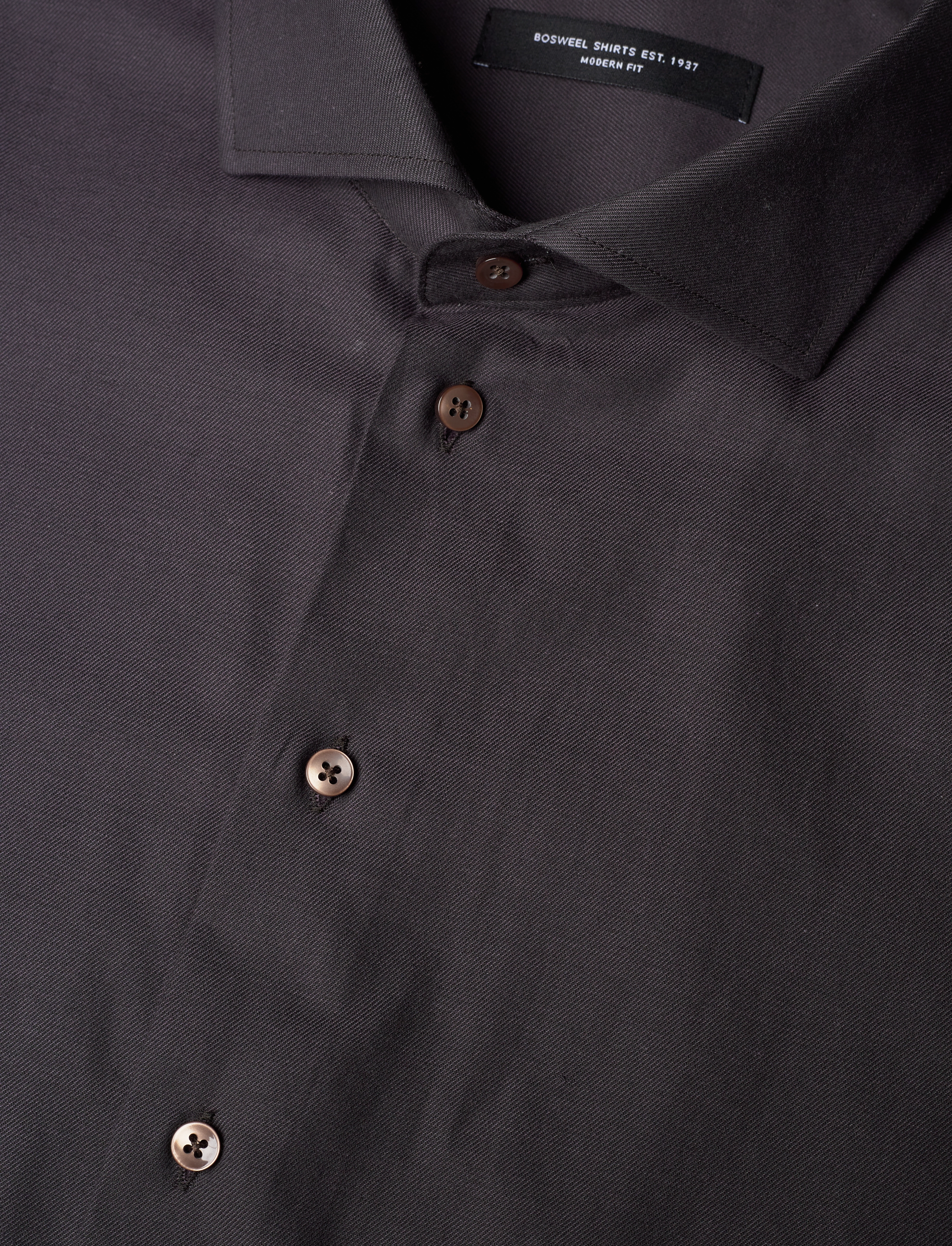 Bosweel Shirts Est. 1937 - Regular fit Mens shirt - brown - 3