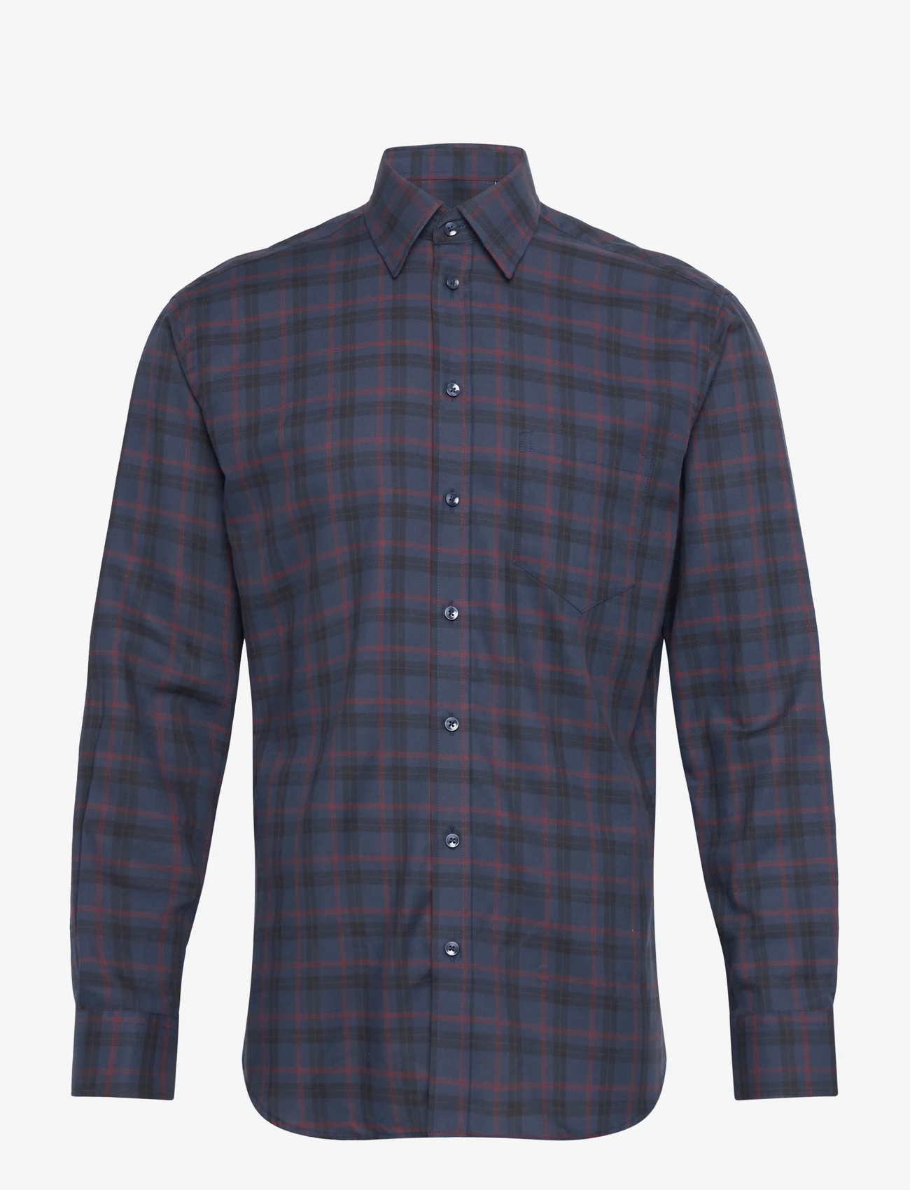 Bosweel Shirts Est. 1937 - Regular fit Mens shirt - checkered shirts - red - 0